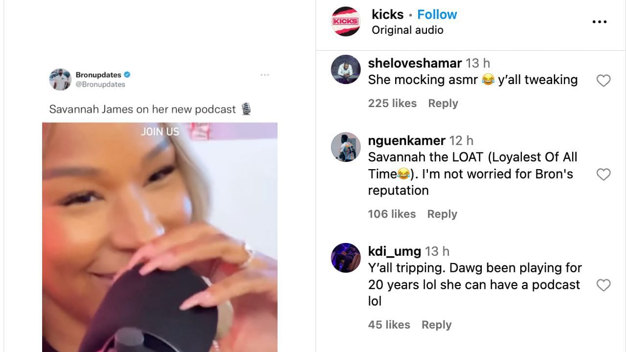 One of the fans believed Savannah James was taking a dig at ASMR videos