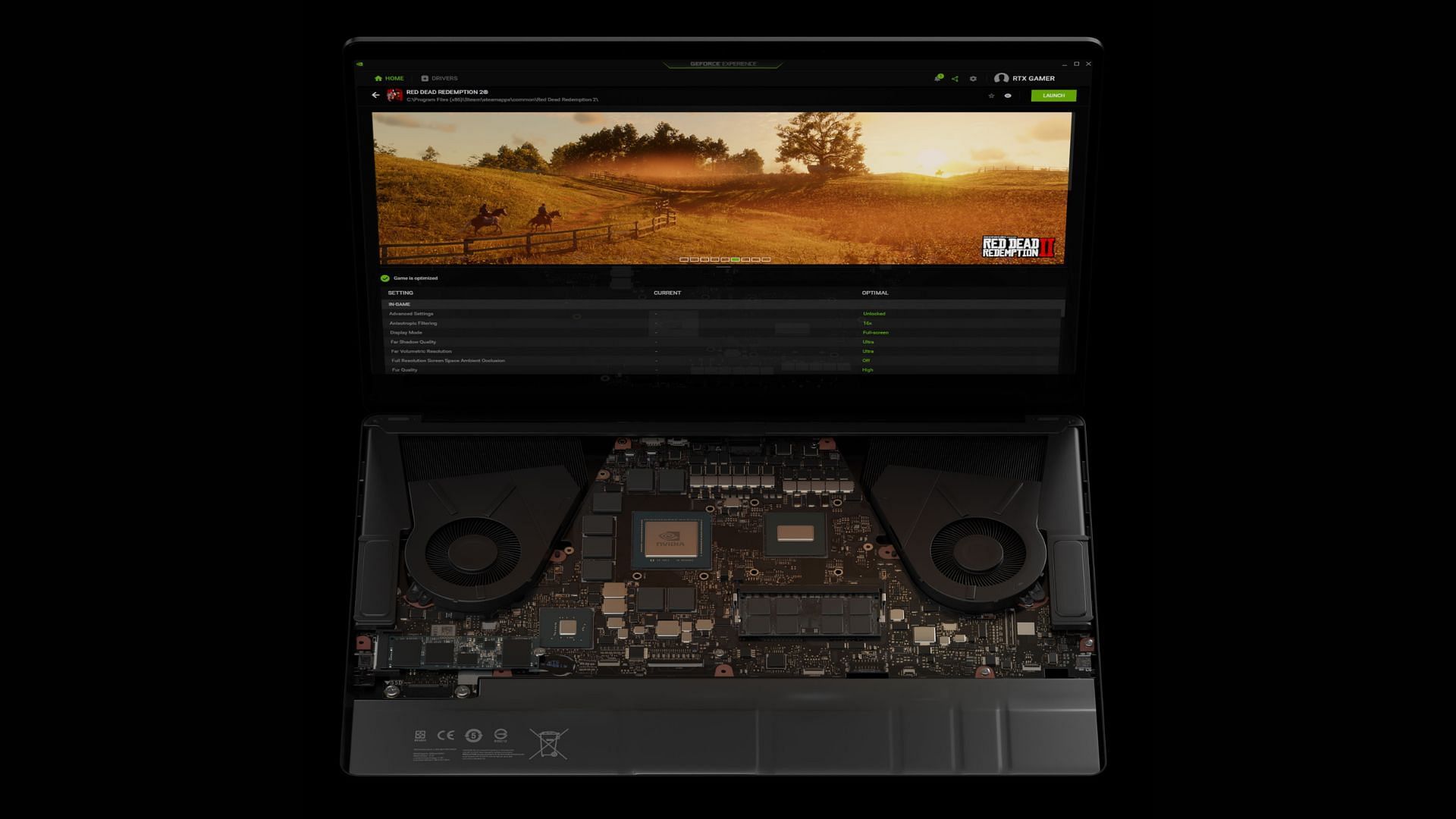 The new RTX 30 and 40 series laptops bring serious performance to notebooks (Image via Nvidia)