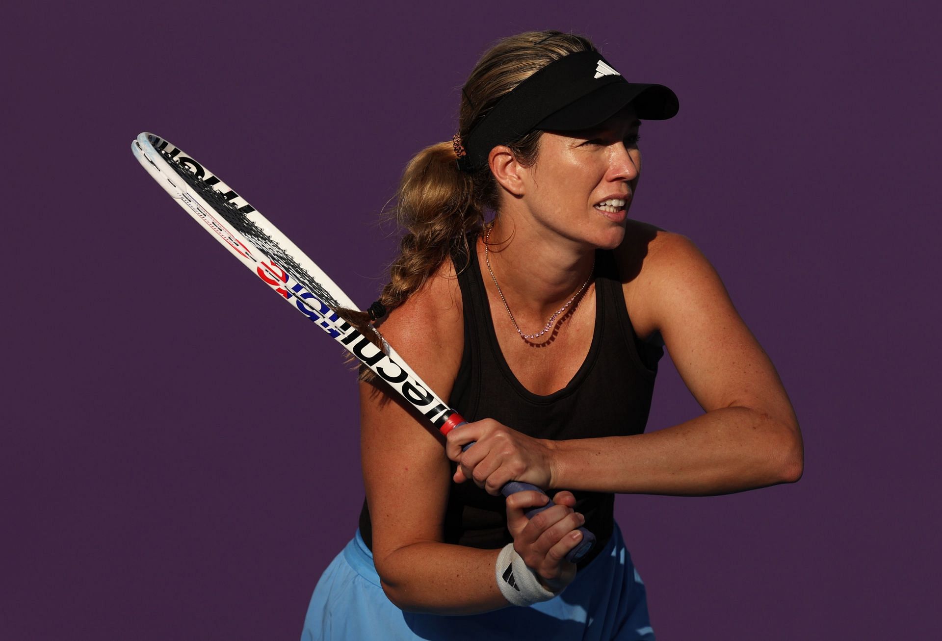 Danielle Collins at the 2024 Qatar Open.