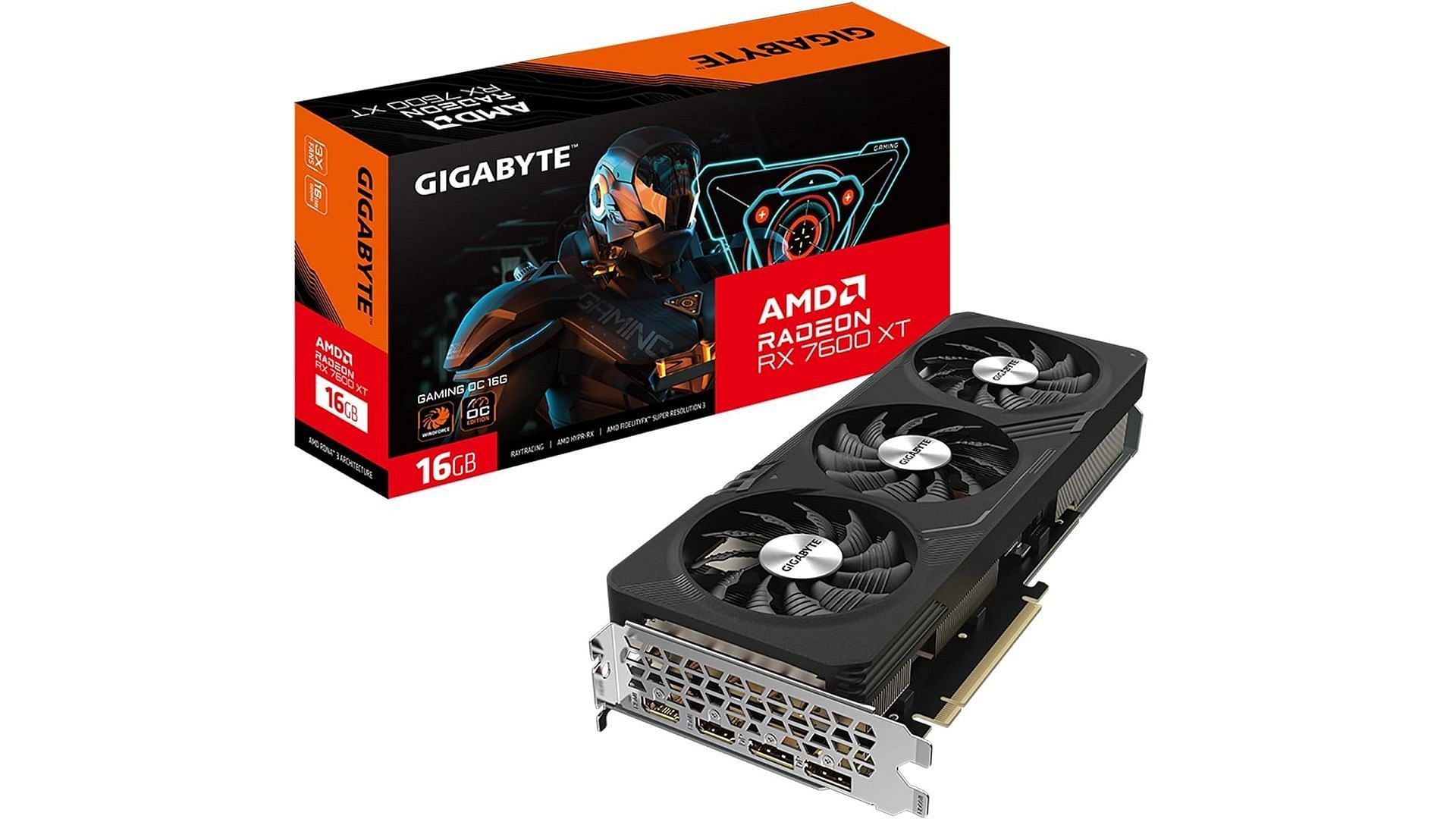 GIGABYTE Radeon RX 7600 XT GPU (Image via Gigabyte)