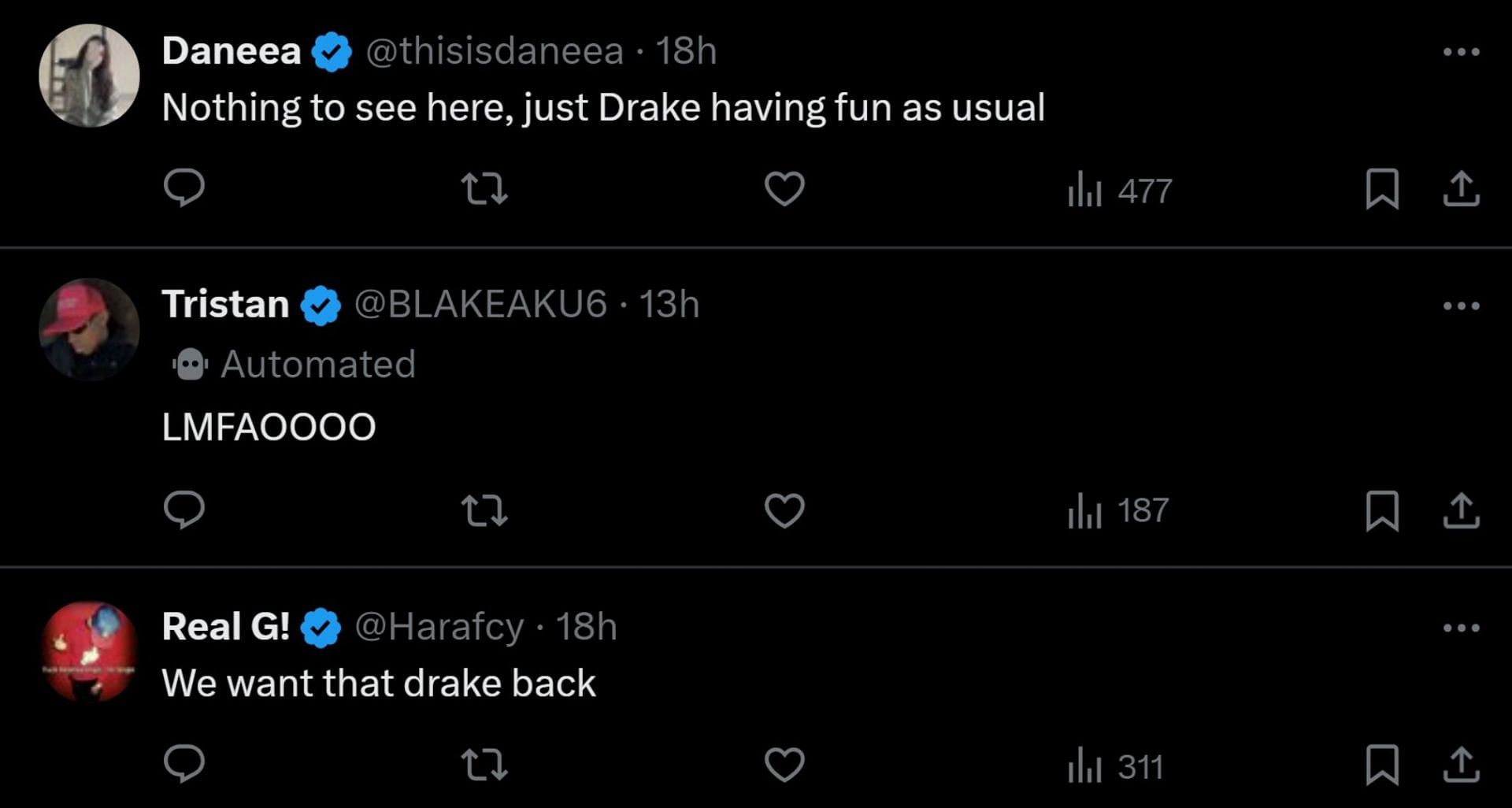 Drizzy&#039;s post went viral (Image via X/@PopBase)