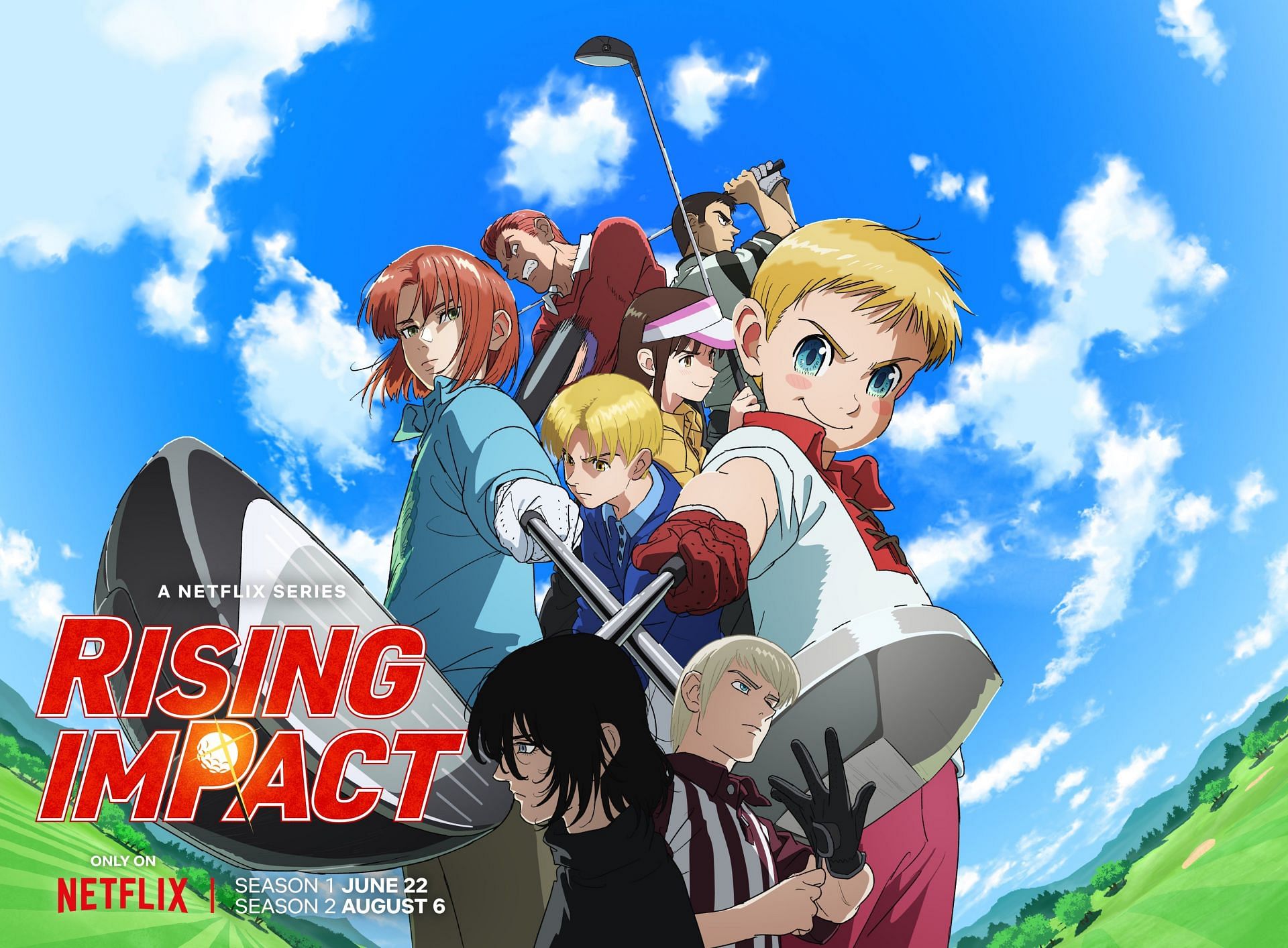 Rising Impact anime new key visual (Image via Lay-Duce studios/Netflix)