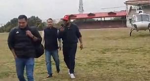 [Watch] Rohit Sharma arrives in Dharamshala on a chopper ahead of India vs England 5th Test