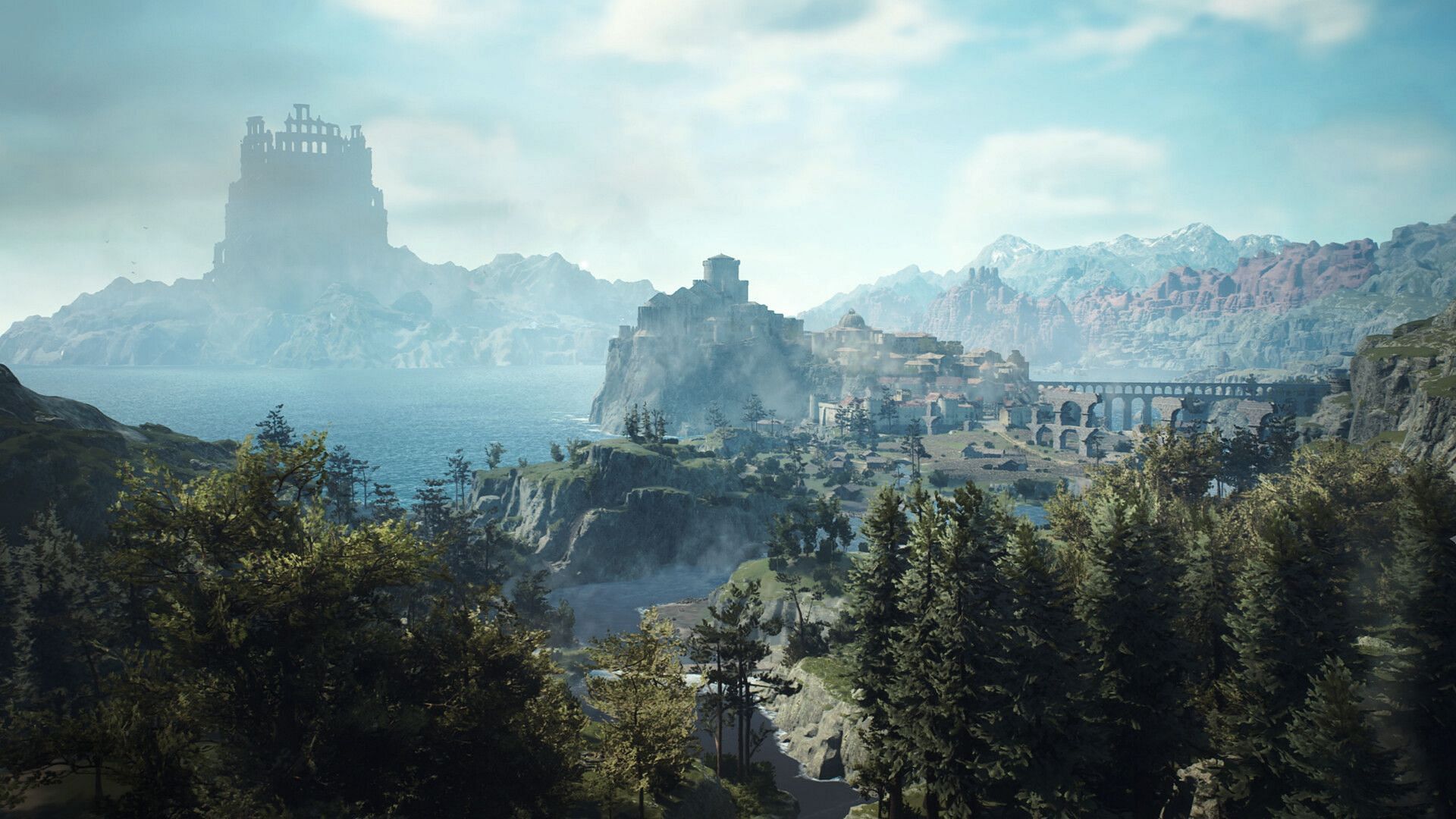 The game features an open world (Image via Capcom)