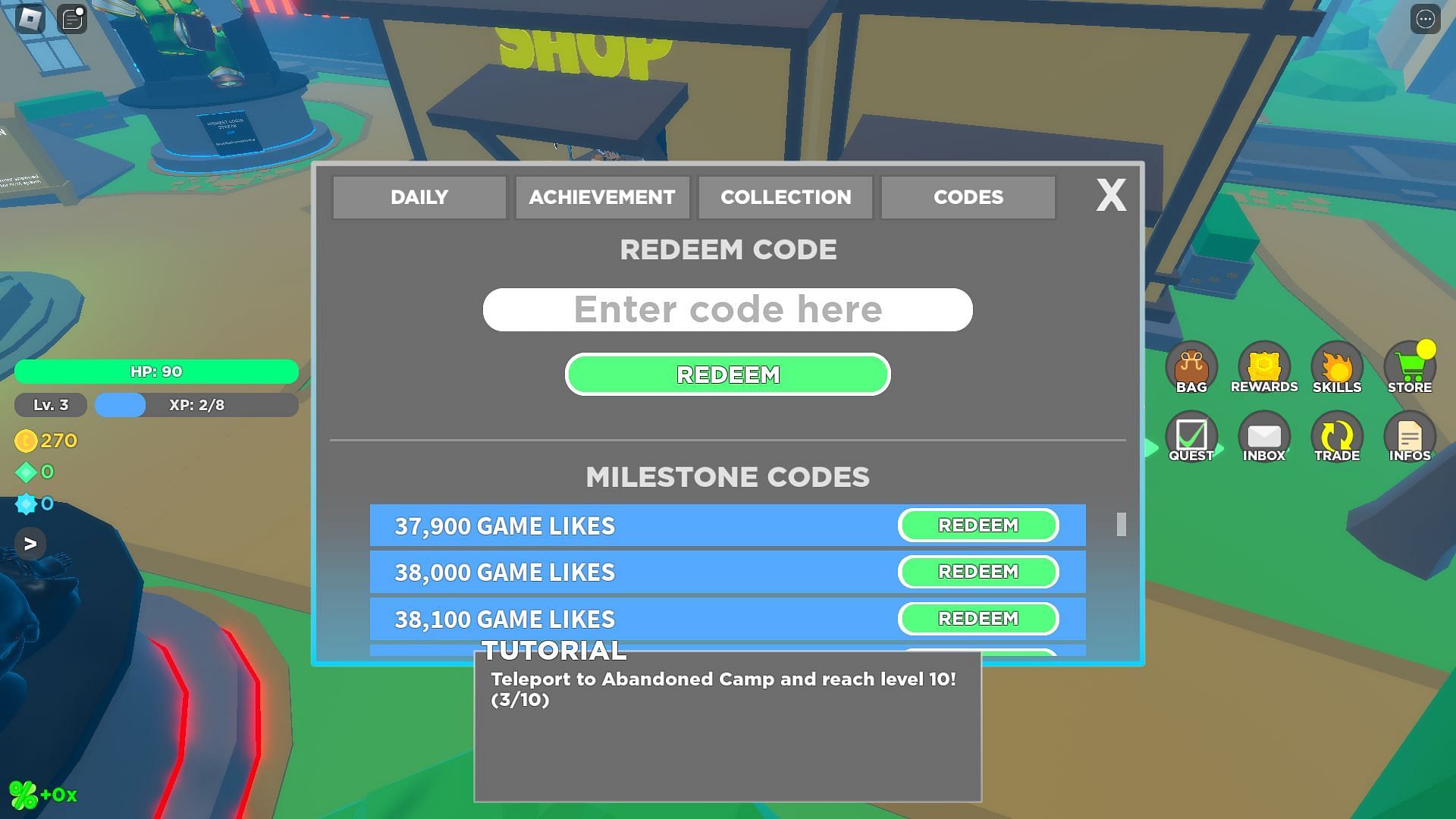Active codes for RPG Champions (Image via Roblox)