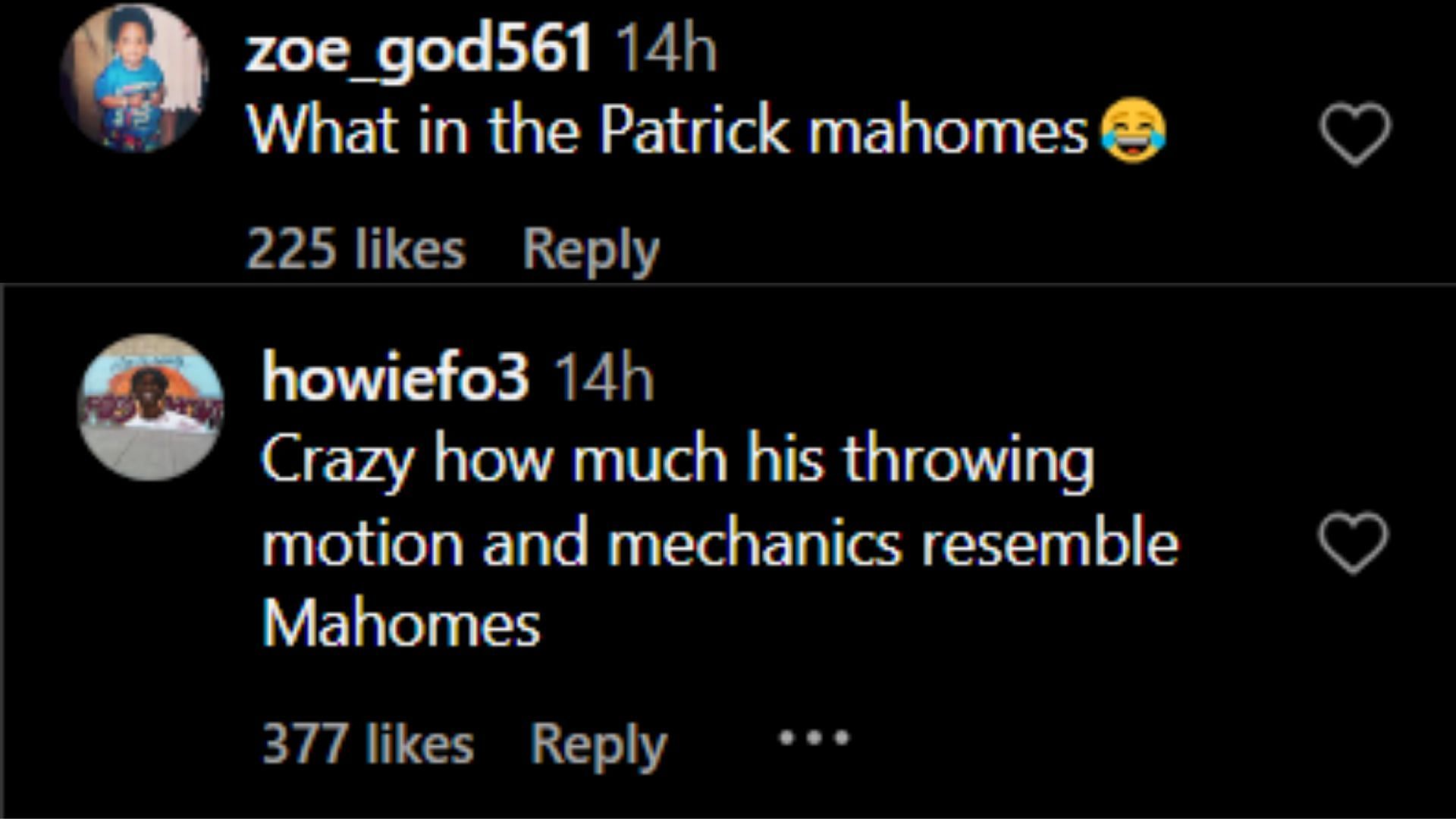 Fans compare Dylan Raiola to Patrick Mahomes