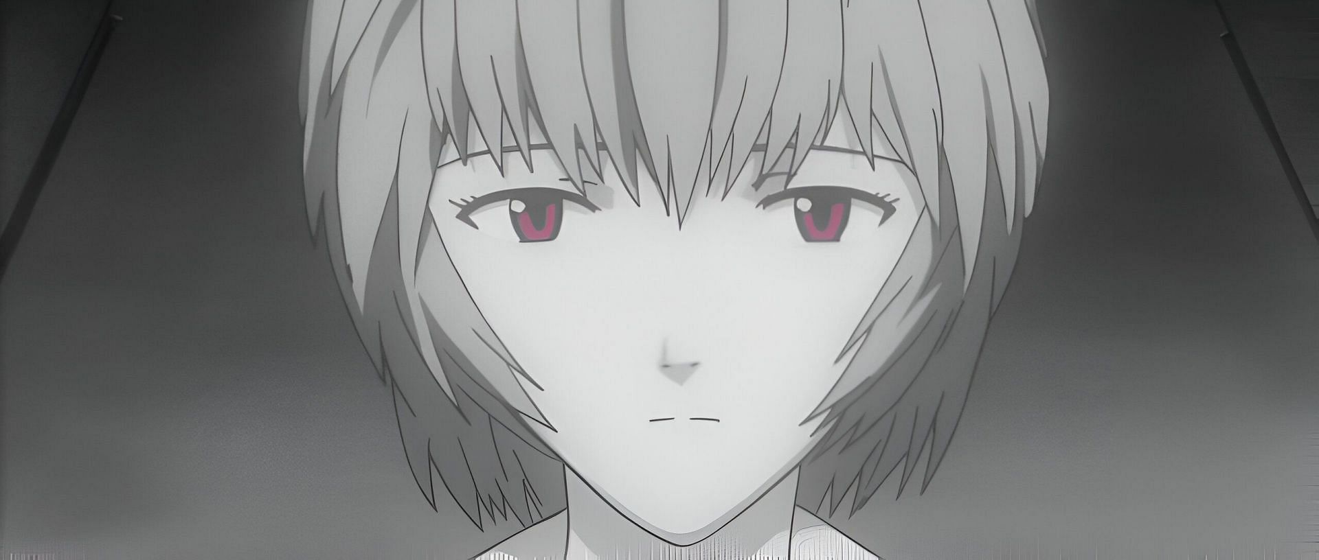 Rei Ayanami as seen in the anime (Image via Studio Gainax &amp; Tatsunoko Production)