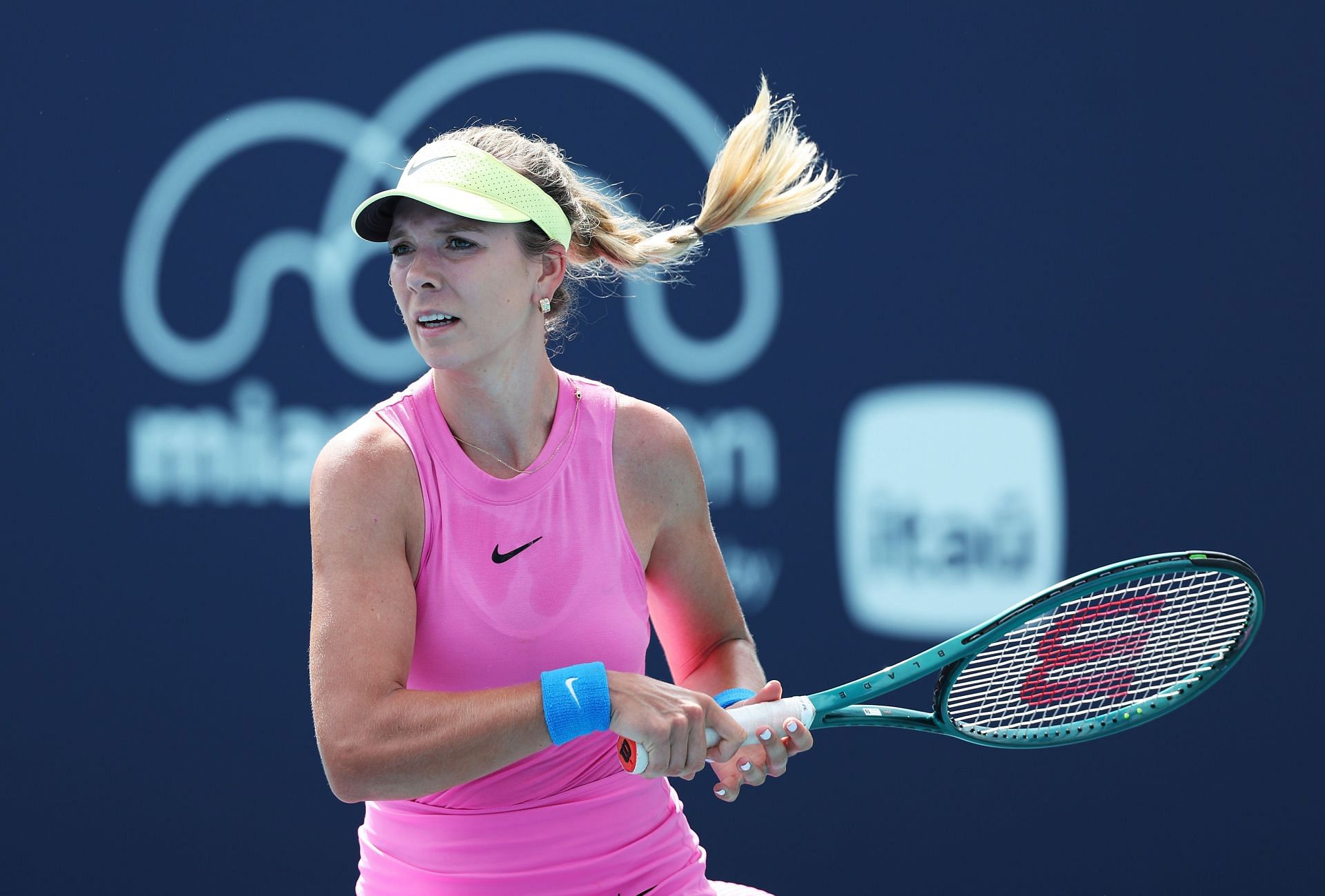 Katie Boulter at the 2024 Miami Open - Getty Images