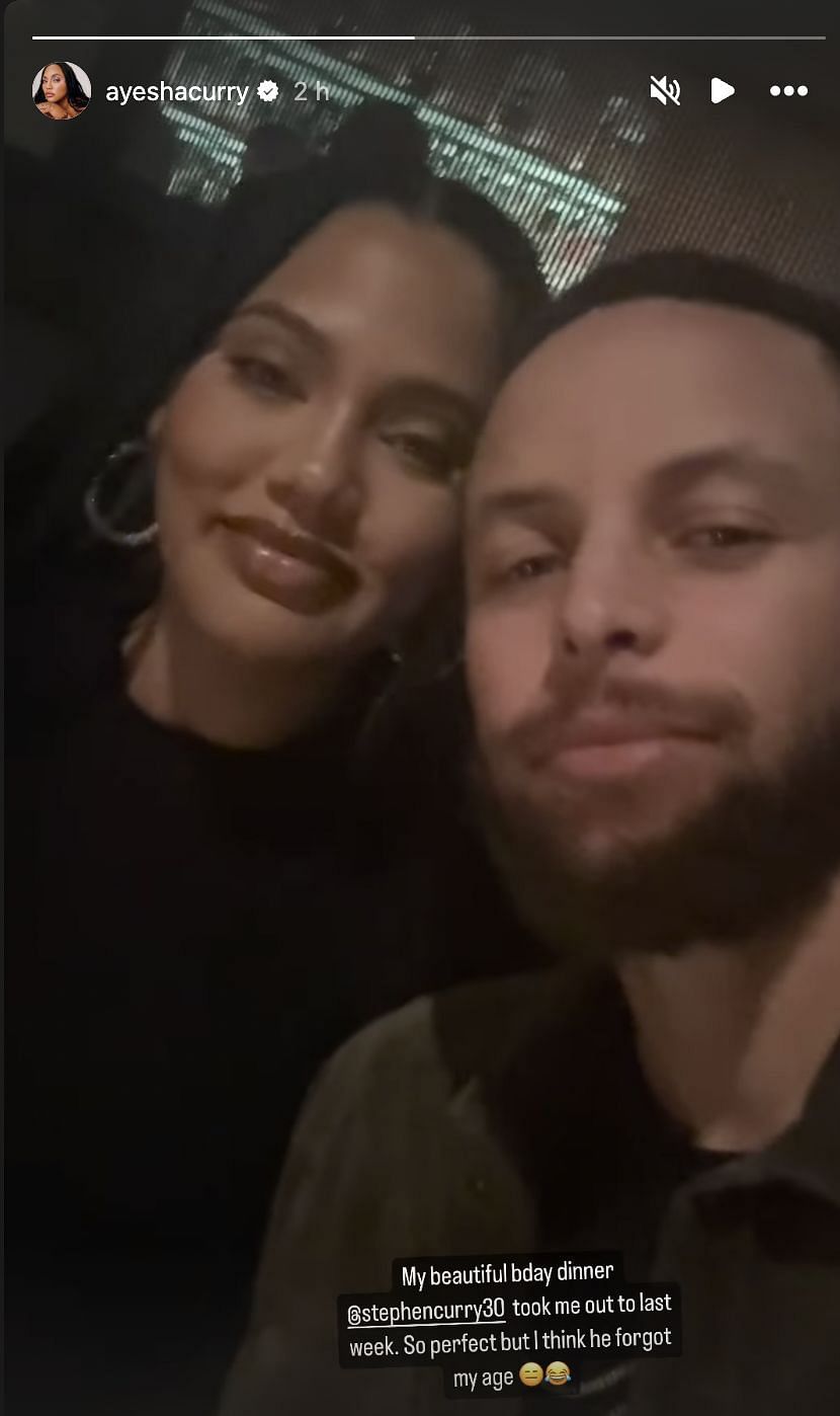 Ayesha Curry shared a wholesome message for Steph on her birthday