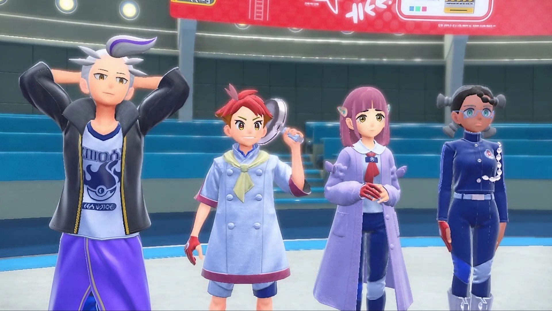 The BB League Elite Four in Pokemon Scarlet and Violet (Image via The Pokemon Company)