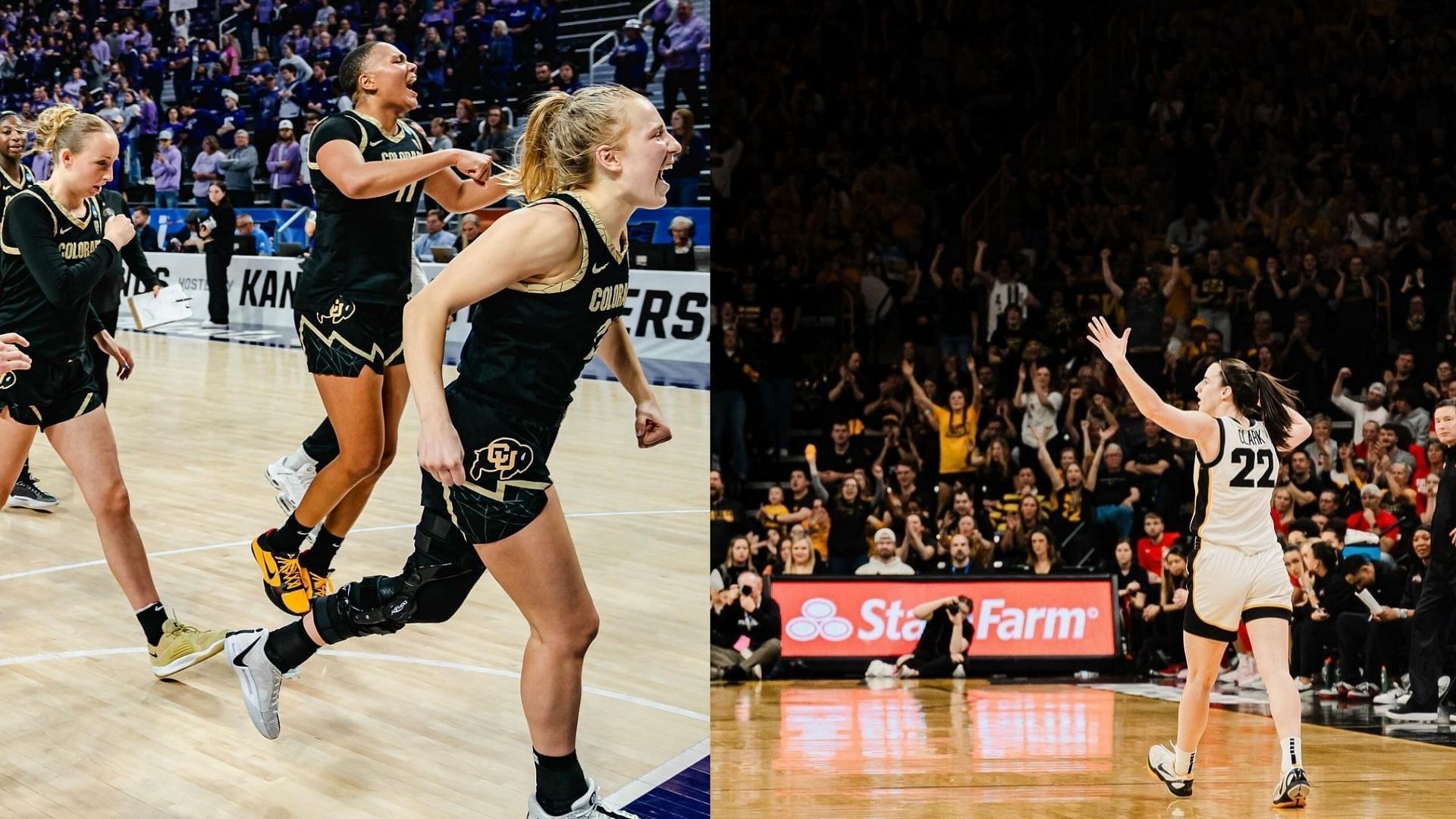 Colorado basketball team and Iowa star Caitlin Clark 