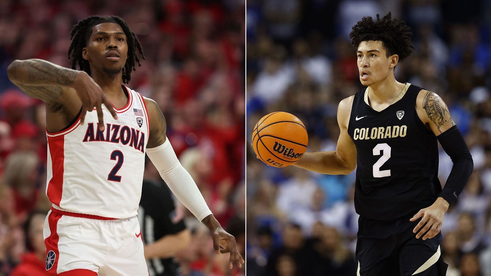 Caleb Love and KJ Simpson are two of the top Pac 12 players heading into the NCAA Tournament.