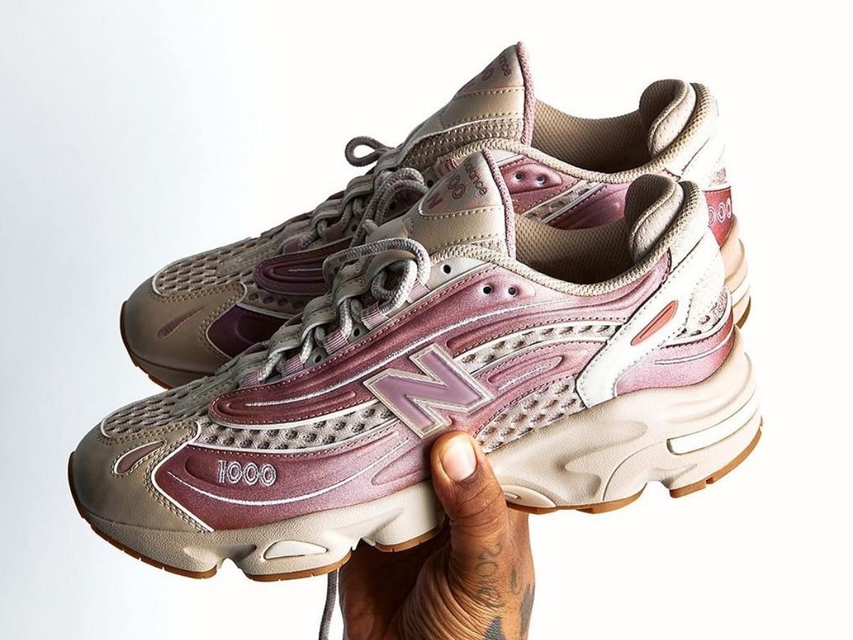 Joe Freshgoods x New Balance 1000 &quot;Pink Mink&quot; sneakers