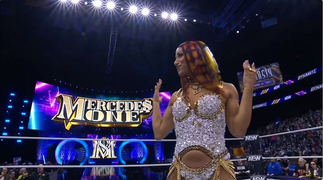 Mercedes Mon&eacute; is All Elite [Image via AEW YouTube]