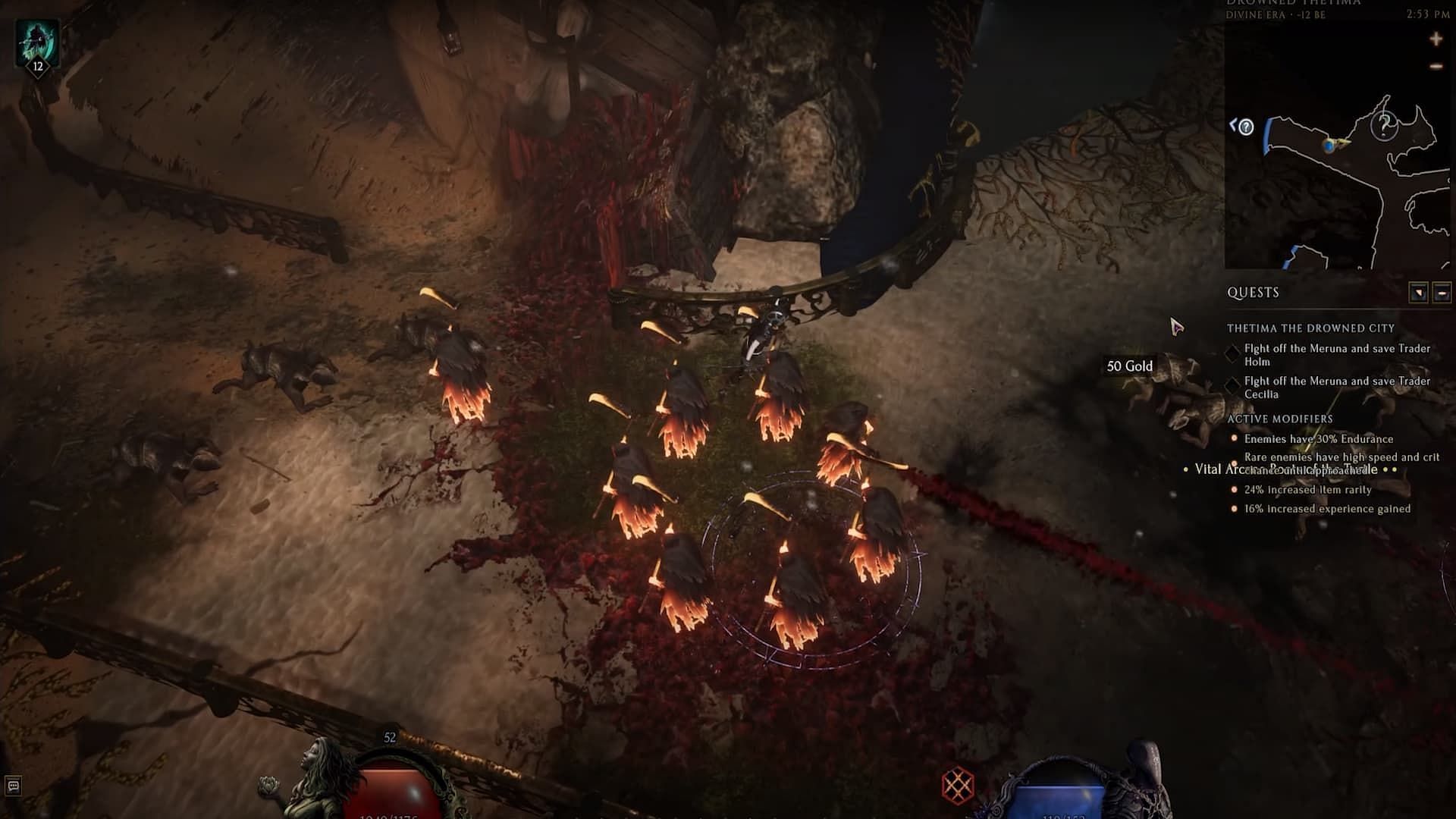 Wraith Necromancer is extremely powerful in patch 1.0 (Image via Eleventh Hour Games)