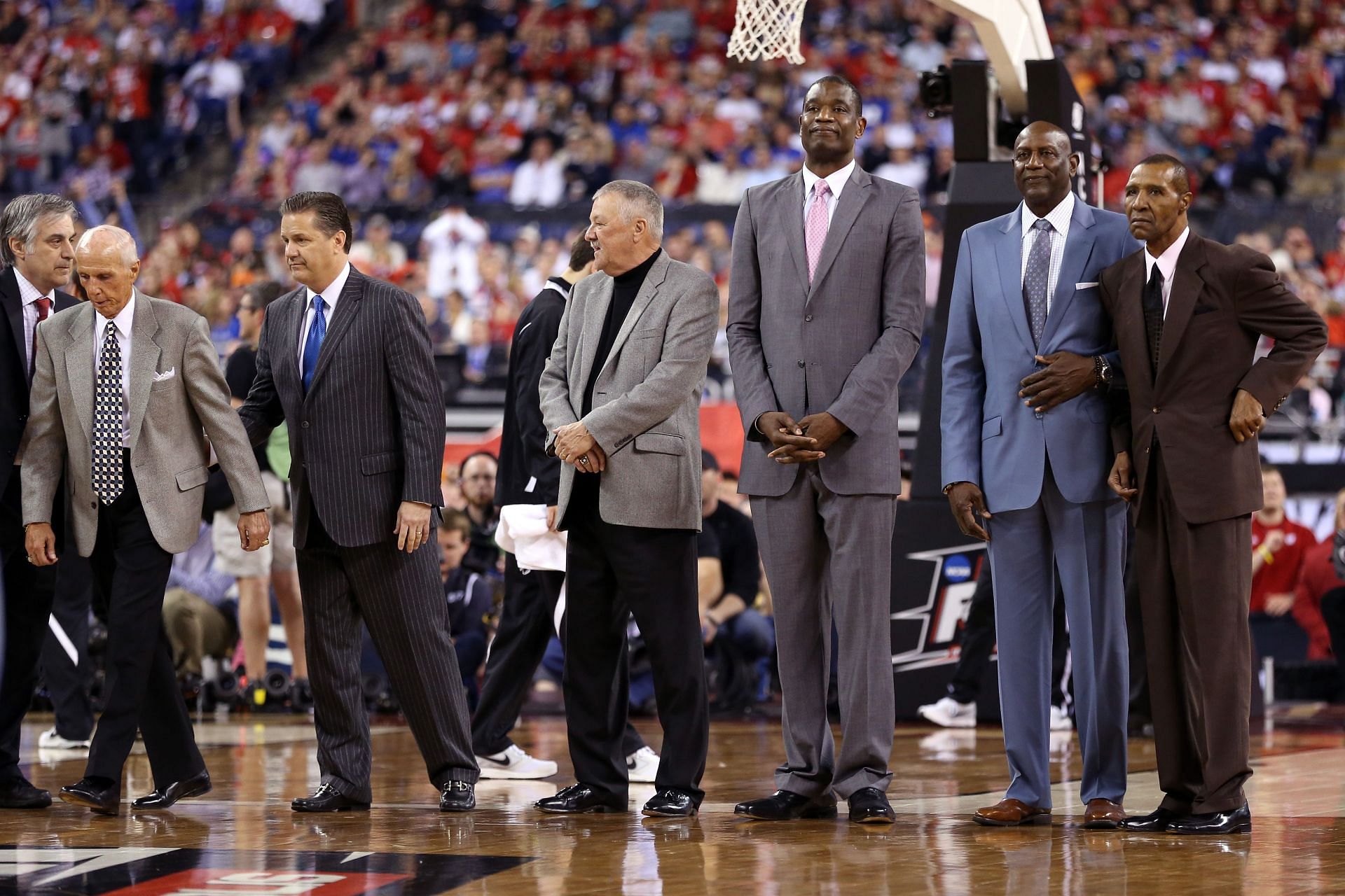 Naismith Memorial Basketball Hall Of Fame 2015 Class On Court Announcement