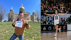 Congressman Zach Nunn picks $3.1 million NIL-valued Caitlin Clark's Iowa to go all the way during March Madness 2024