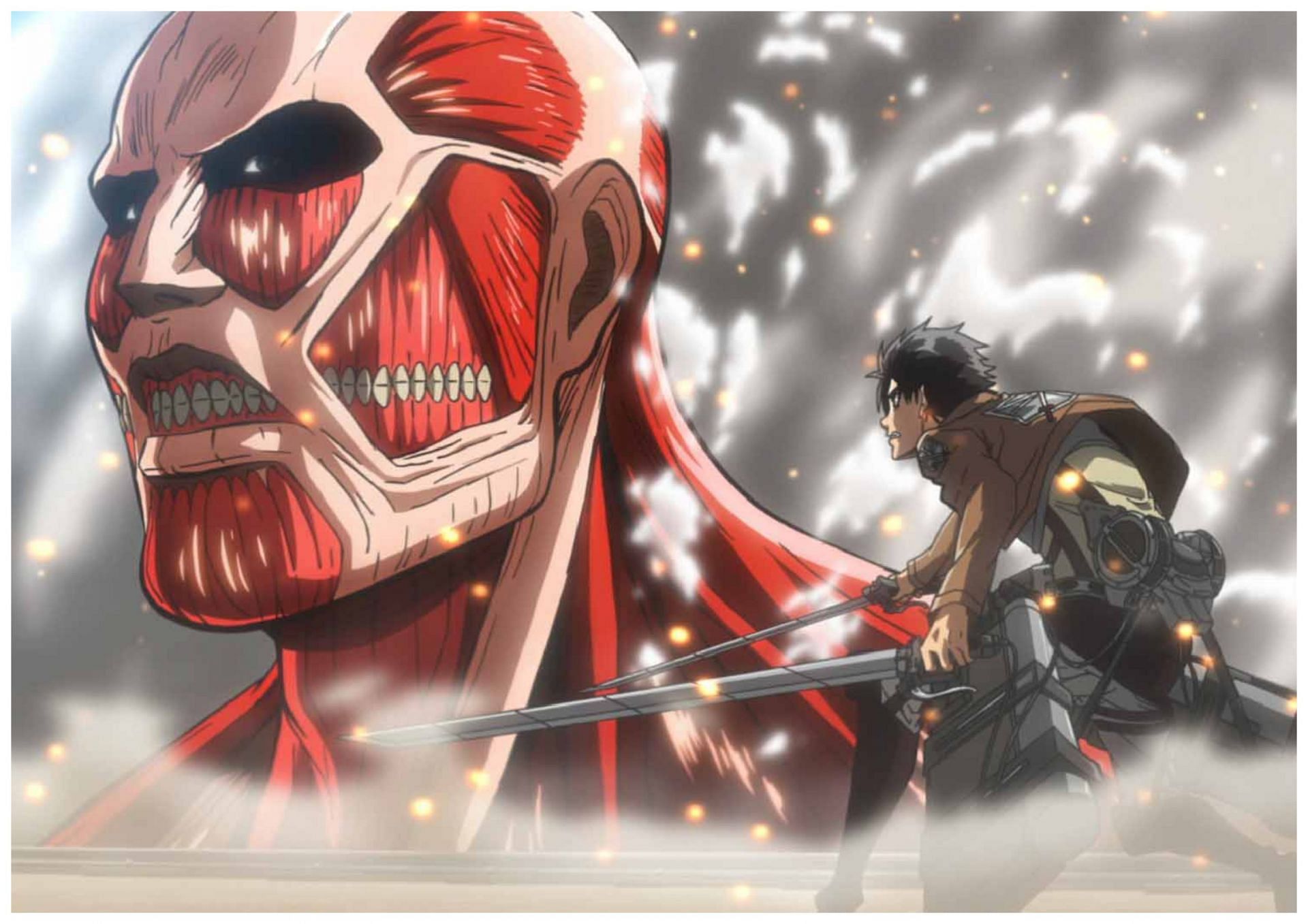 AOT or Attack on Titan - Most popular anime (Image via Wit Studio)
