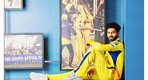 [Picture] “Super special moment” – CSK's Ravindra Jadeja poses with snapshot of MS Dhoni lifting him after last year's final ahead of IPL 2024