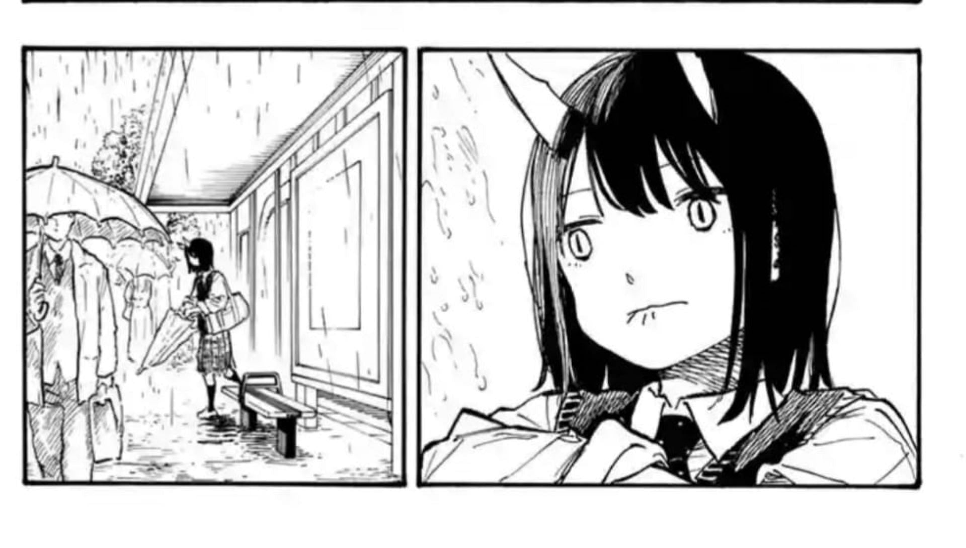 Ruri sulks over Maeda&#039;s words in the chapter (Image via Masaoki Shindo/Shueisha)