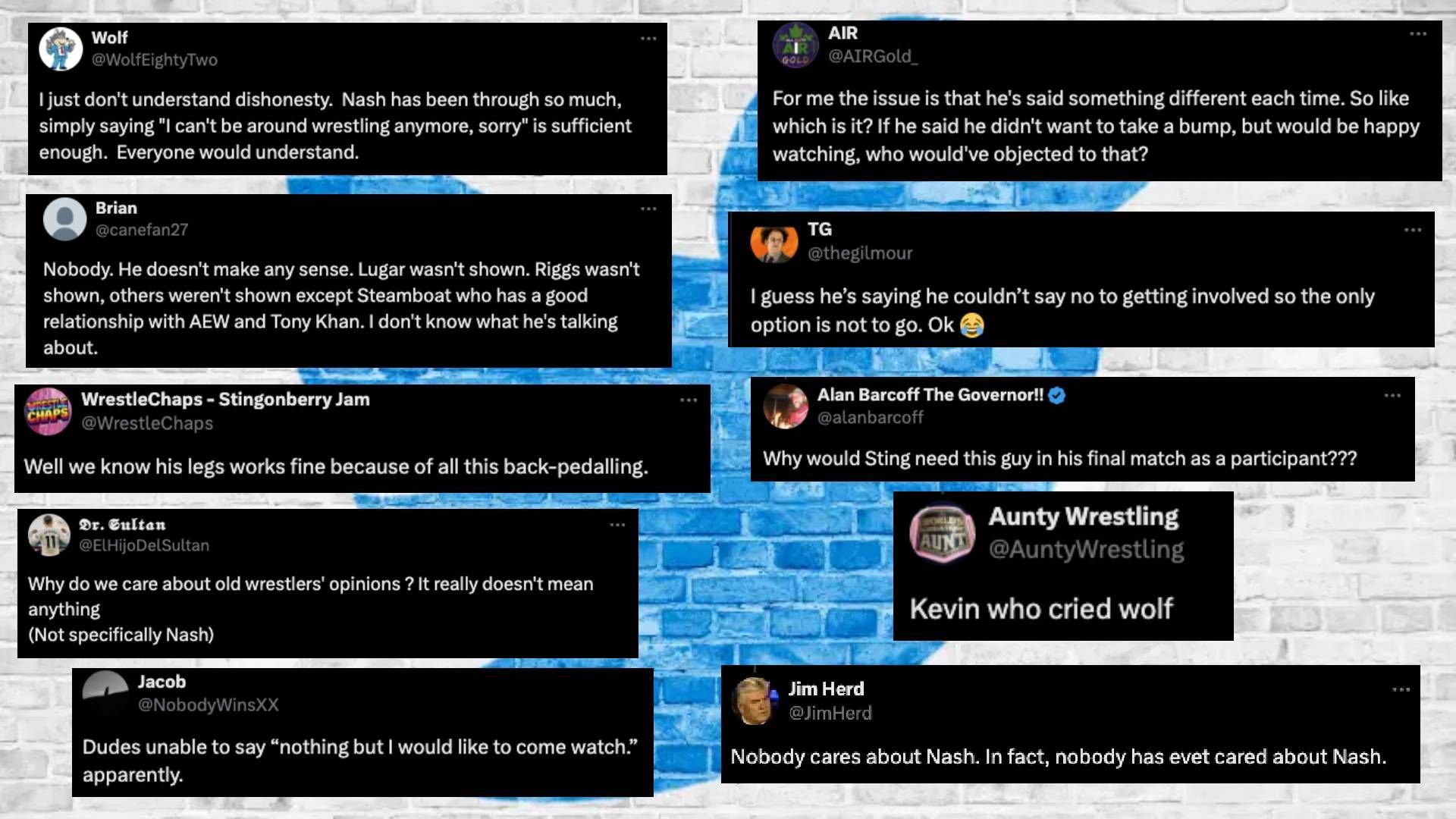 Fan reaction to Kevin Nash&#039;s tweet