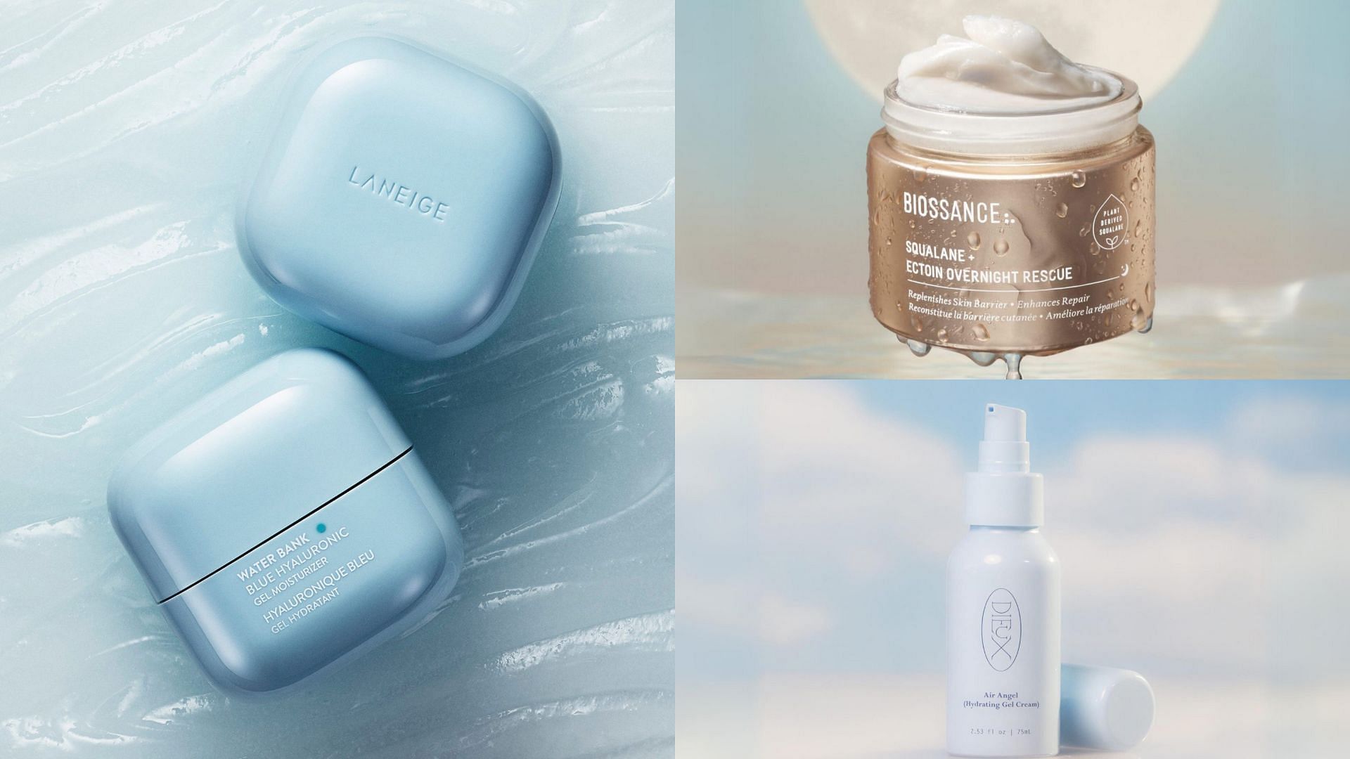 Best skincare products to get from Sephora (Image via @biossance, @laneige_us, @dieuxskin/ Instagram)