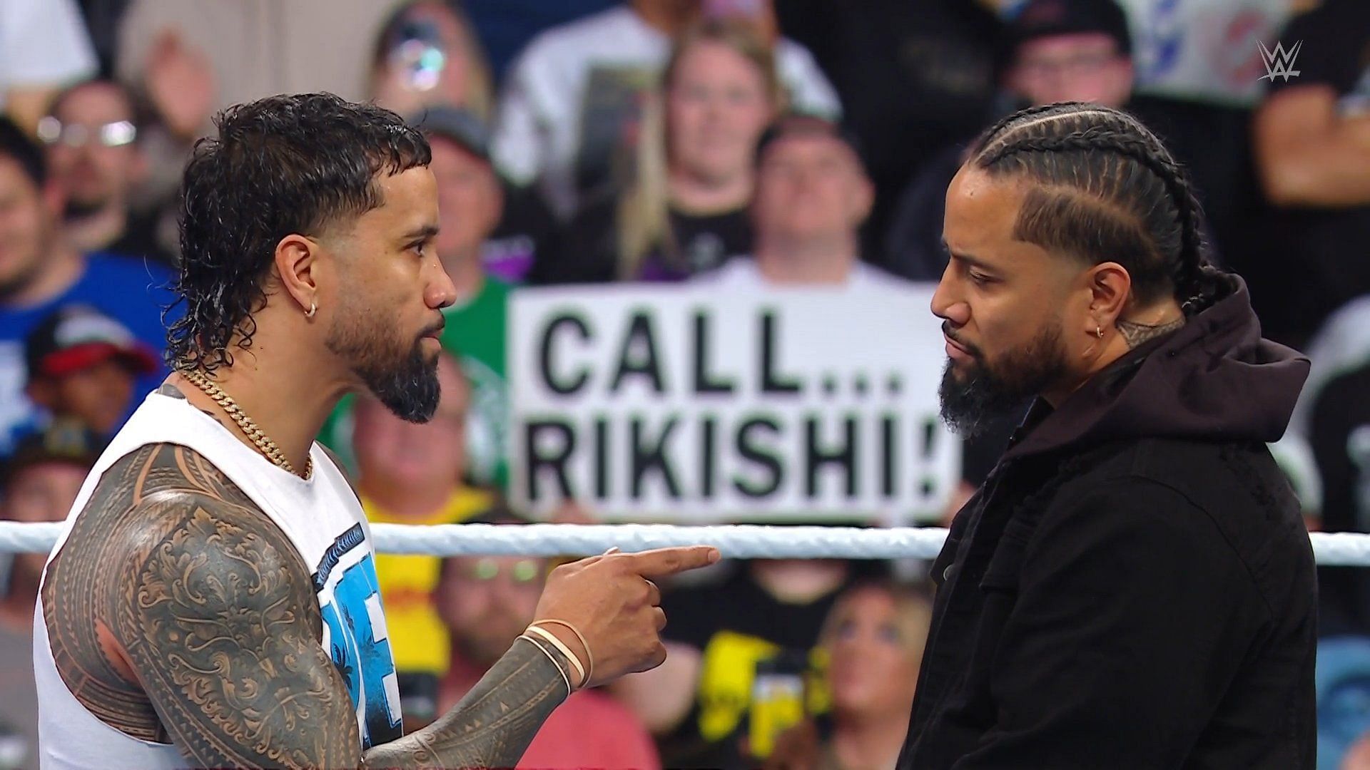 The Bloodline confronted Jimmy Uso on WWE RAW