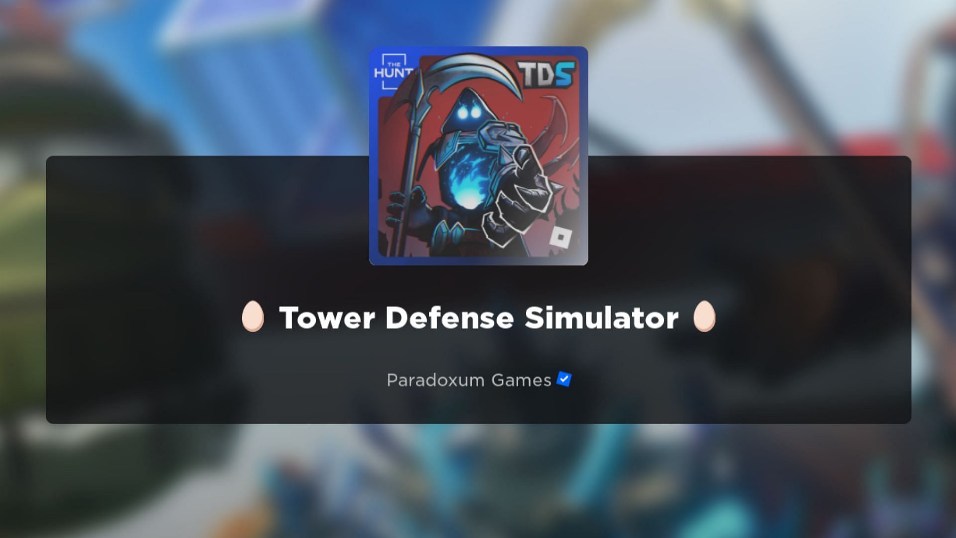 Tower Defense Simulator Hunt