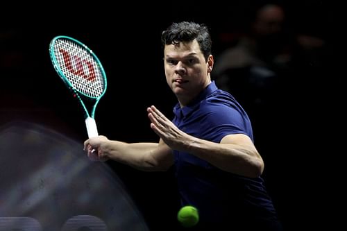 Milos Raonic at the 2024 ABN AMRO Open in Rotterdam - Getty Images