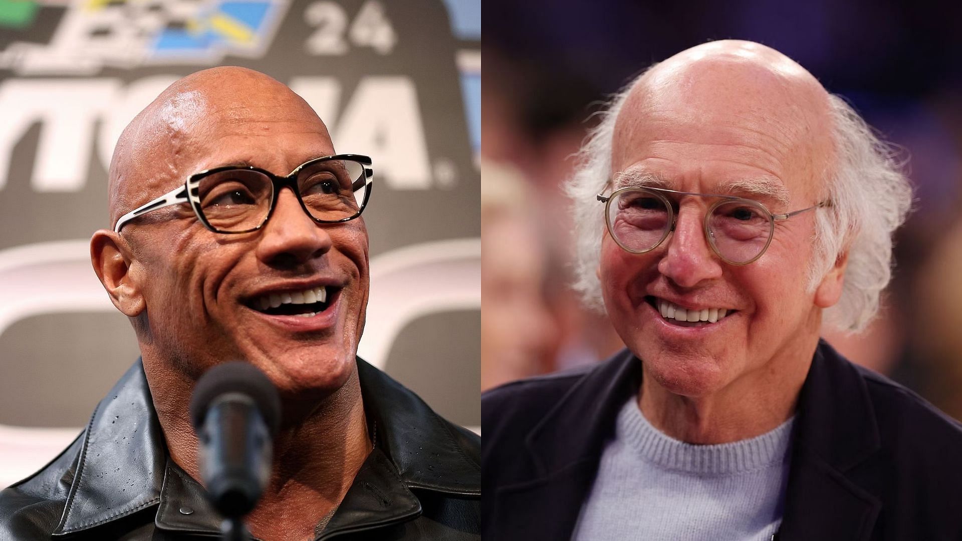 Larry David has a bold proposal to Dwayne Johnson