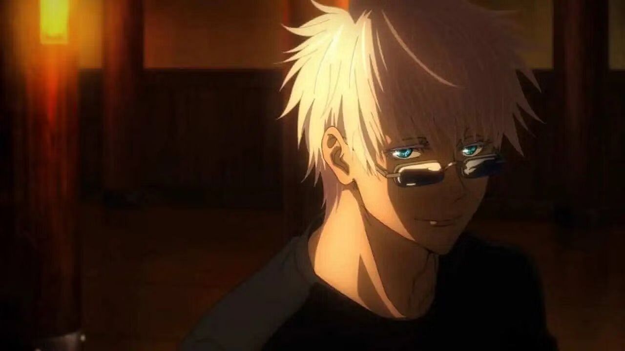 Satoru Gojo as seen in the Jujutsu Kaisen anime (Image via MAPPA)