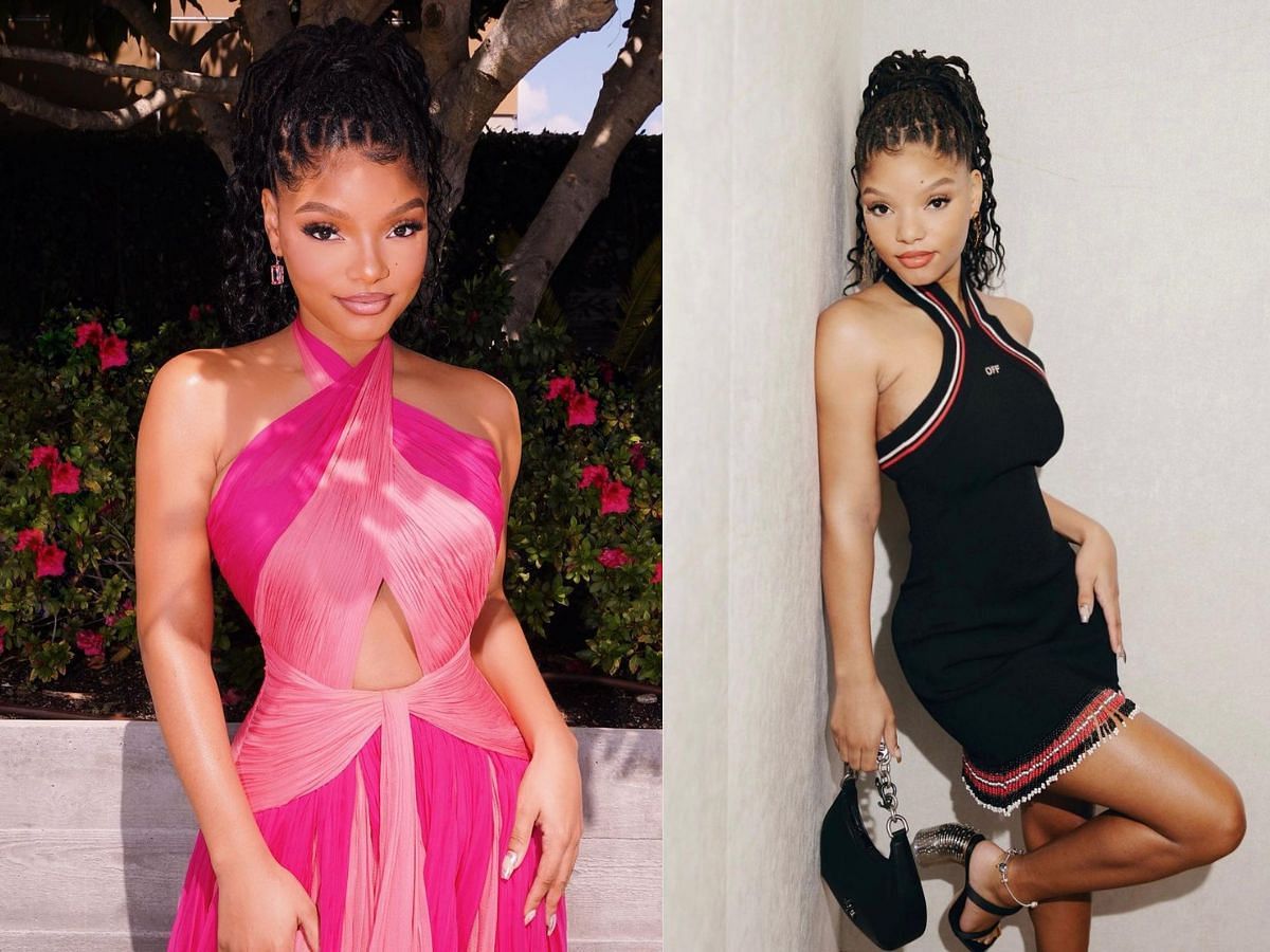 Halle Bailey&rsquo;s look for the NAACP Image Awards 2024 (Image via Instagram/@hallebailey)