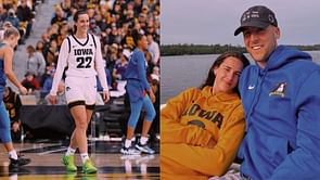 5 best photos of Caitlin Clark and BF Connor McCaffery that gave college hoops fans diehard couple goals
