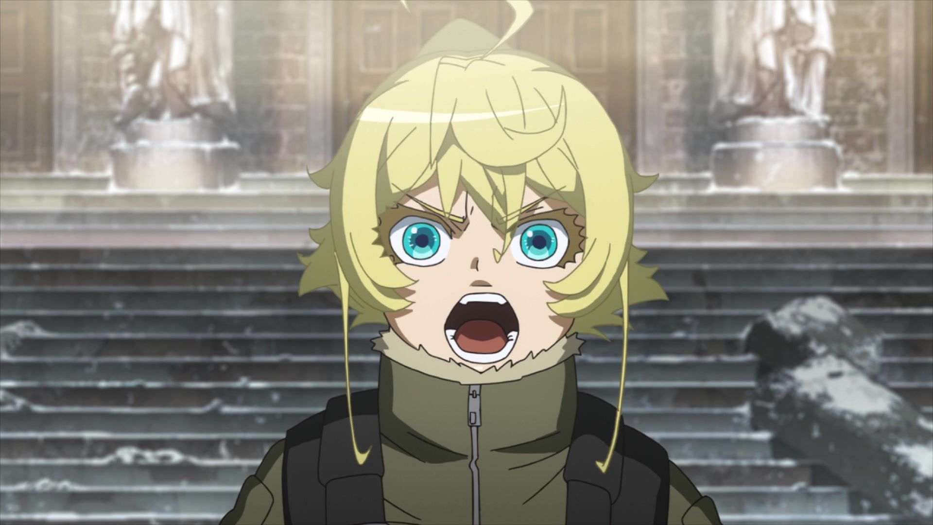 Tanya as seen in the anime series (Image via NUT)