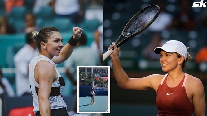 "Feels like I never left" - Simona Halep arrives at Miami Open to play her first tournament since doping ban and successful CAS appeal