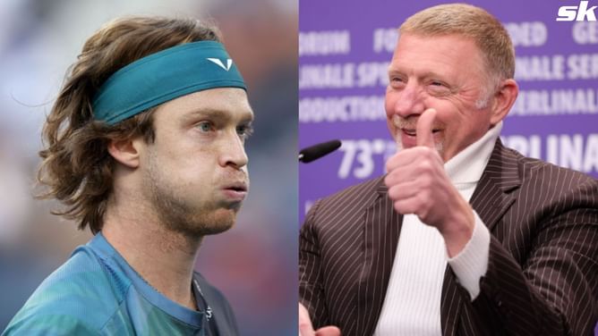 "Good decision" - Boris Becker applauds Andrey Rublev's prize money & points being reinstated by ATP after Dubai disqualification