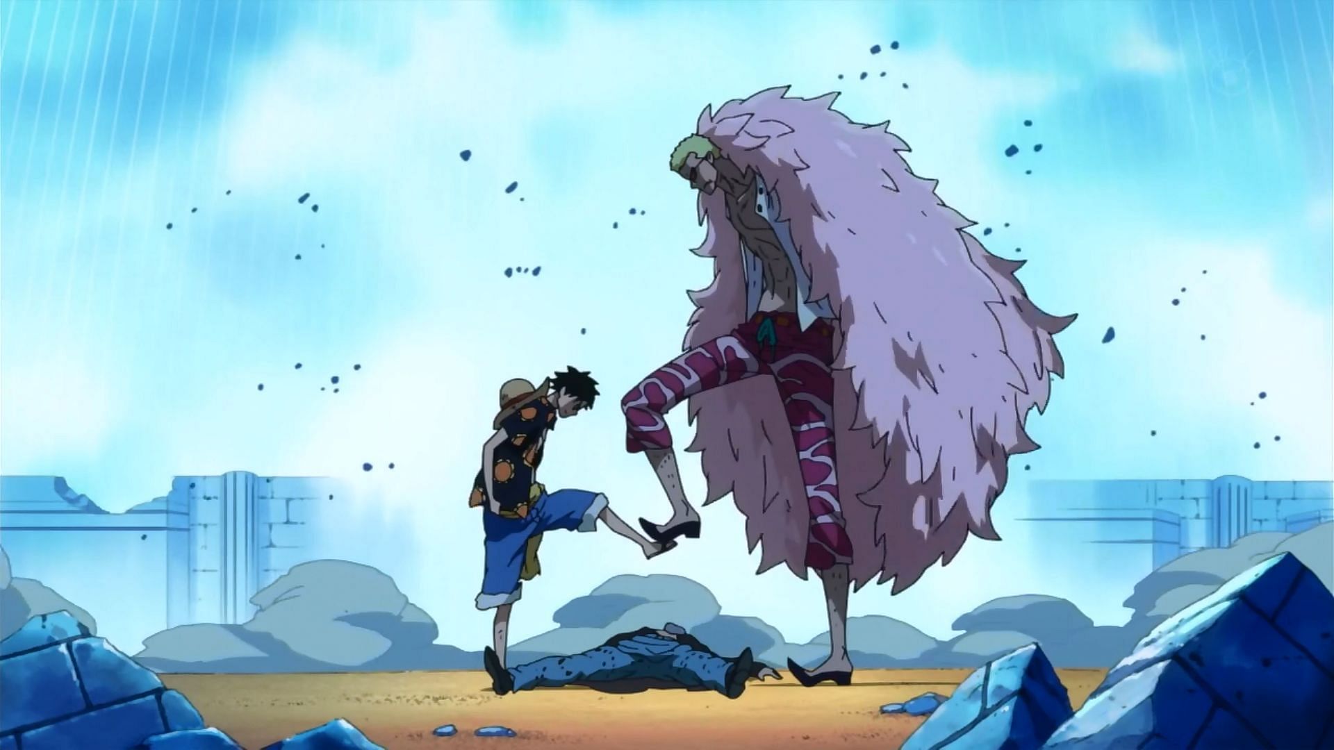 Law as shown during the Dressrosa arc (Image via Toei Animation)