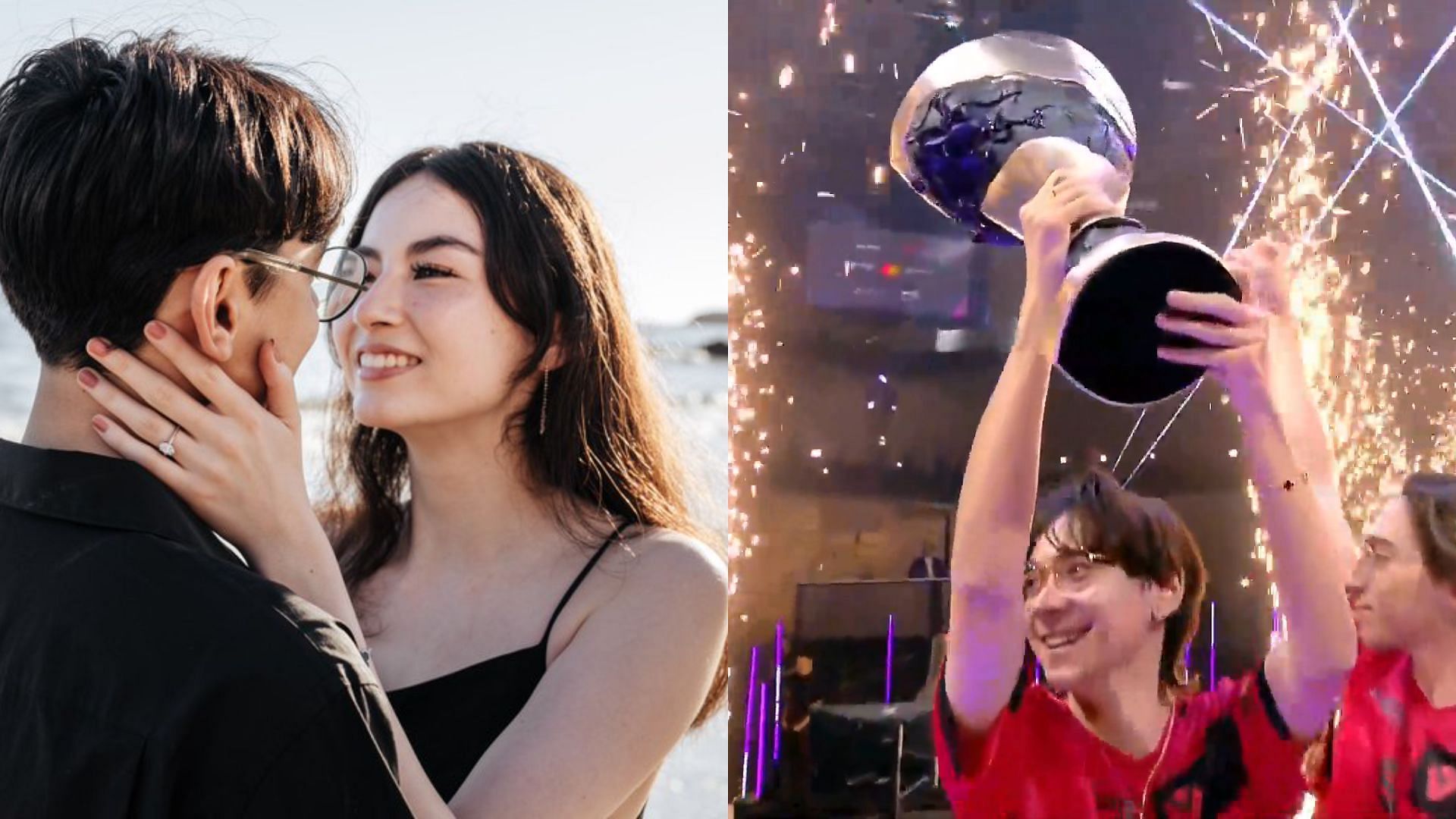 Kyedae reacts to TenZ winning the VCT Masters Madrid with Sentinels (Image via Kyedae/Twitch,X)