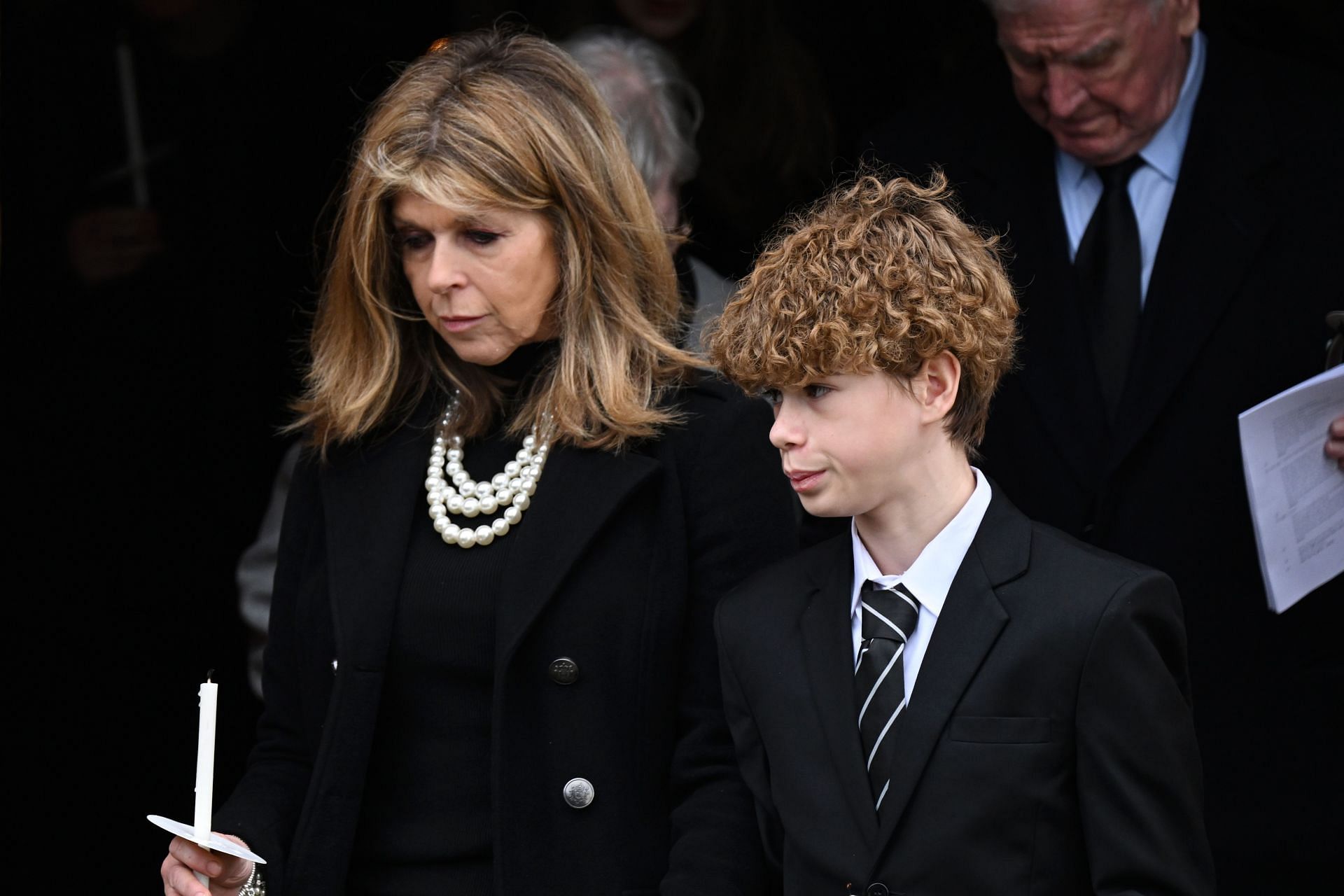 The funeral of Derek Draper (Source: Getty Images)