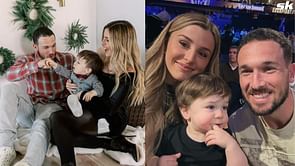 PHOTO: Alex Bregman's wife Reagan shares adorable moment as son Knox bonds with Astros mascot