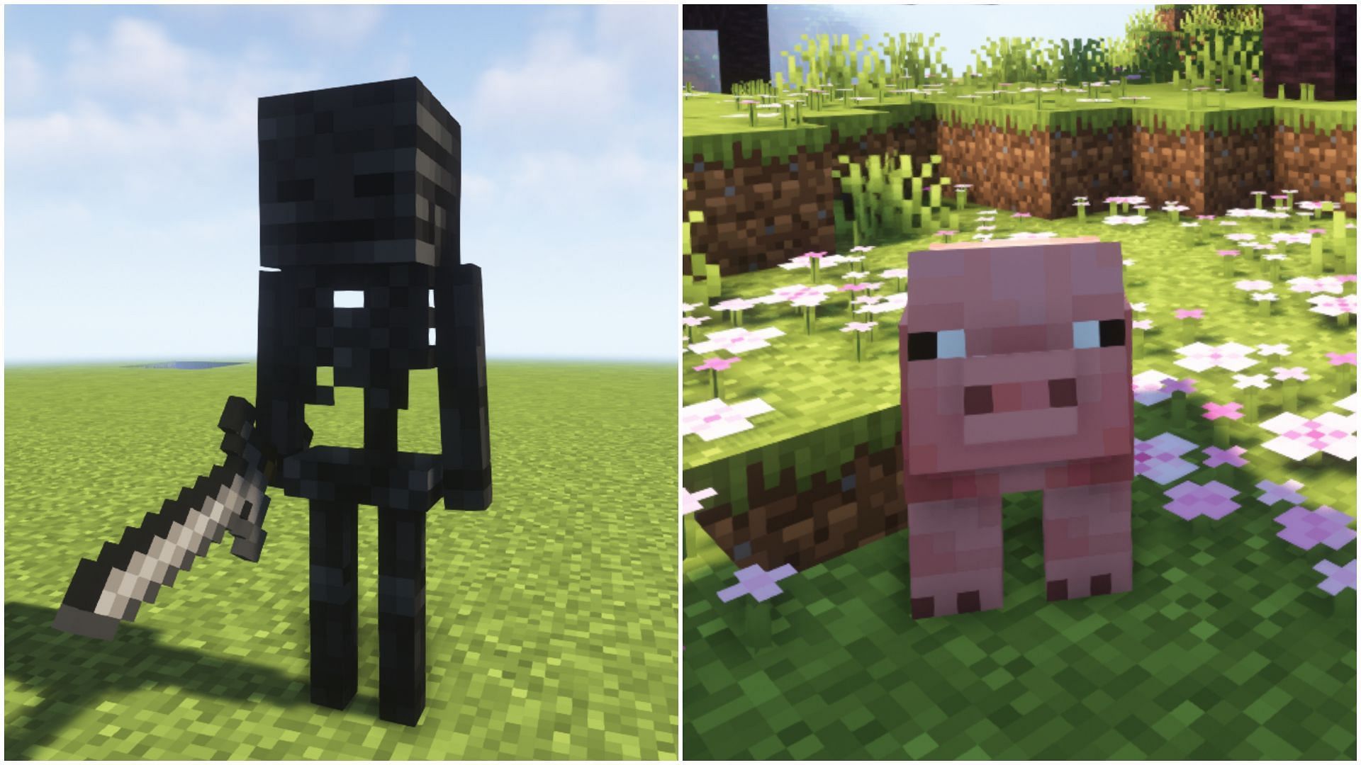 Some Minecraft mobs that are not worth farming (Image via Mojang Studios)