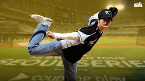 "Dude throwing better than Yamamoto in spring training" - K-Pop idol Kim Seungmin stuns MLB fans with spot-on first pitch