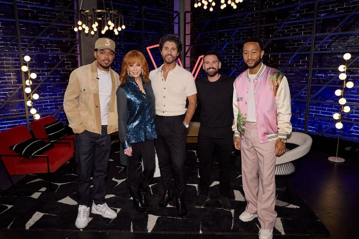 The panelists at The Voice season 25 (Image via Instagram/@nbcthevoice)