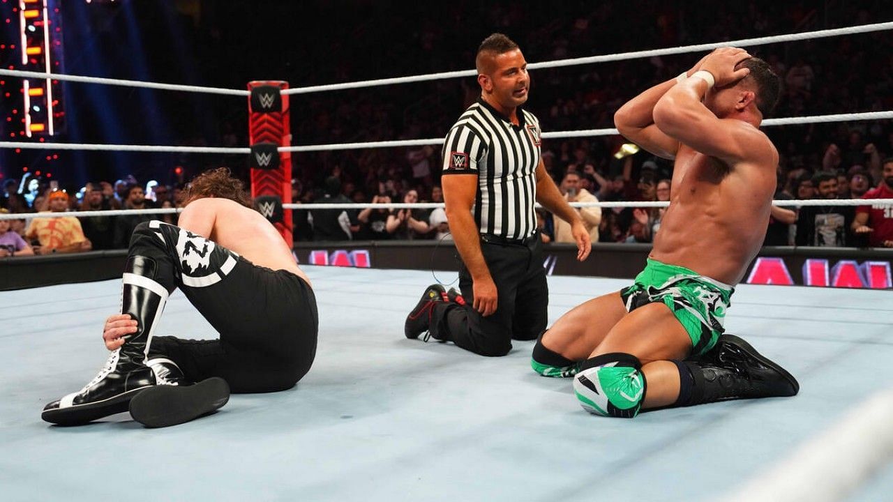 WWE सुपरस्टार्स सैमी ज़ेन और चैड गेबल 