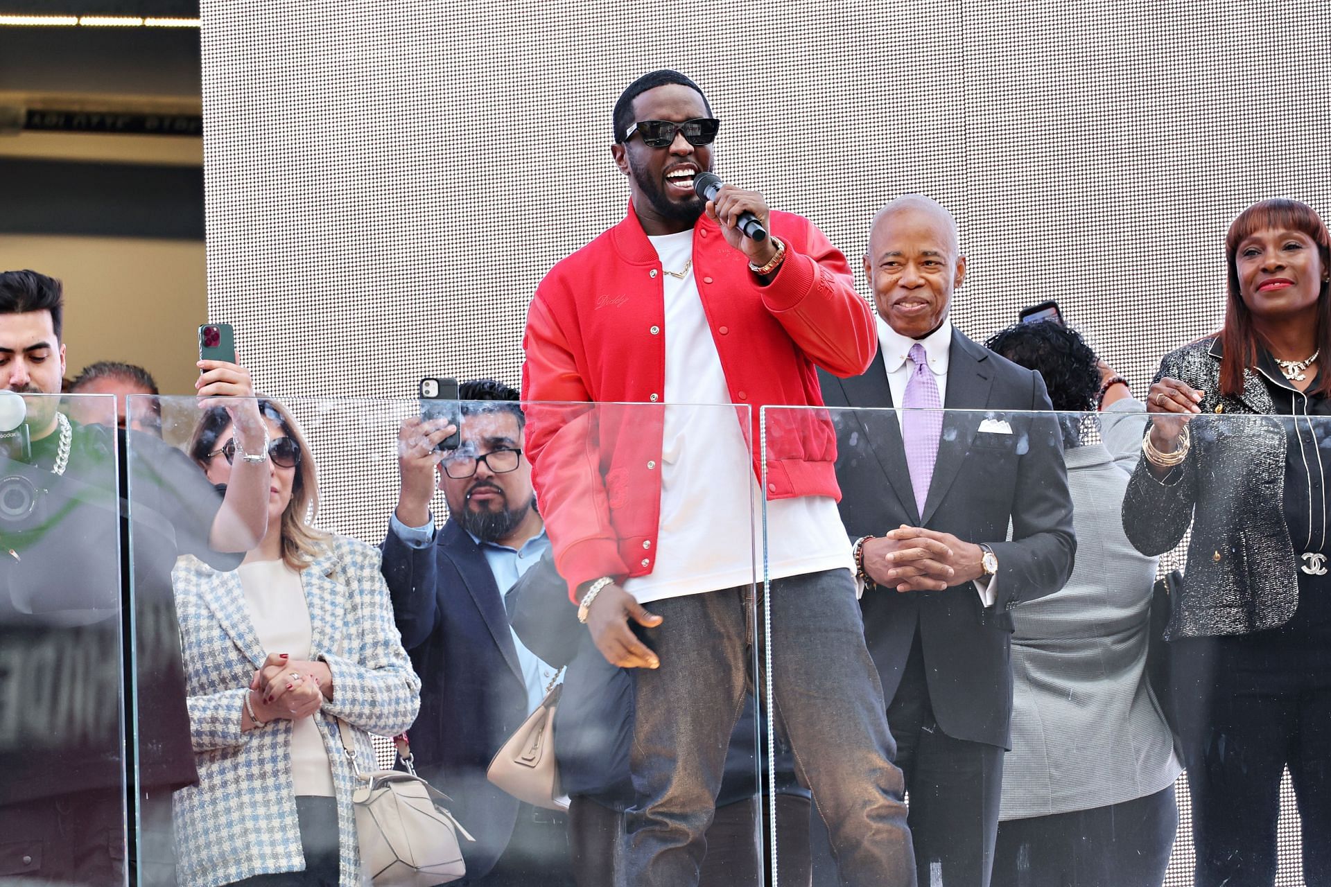 New York City Mayor Presents Sean &quot;Diddy&quot; Combs With Keys To The City