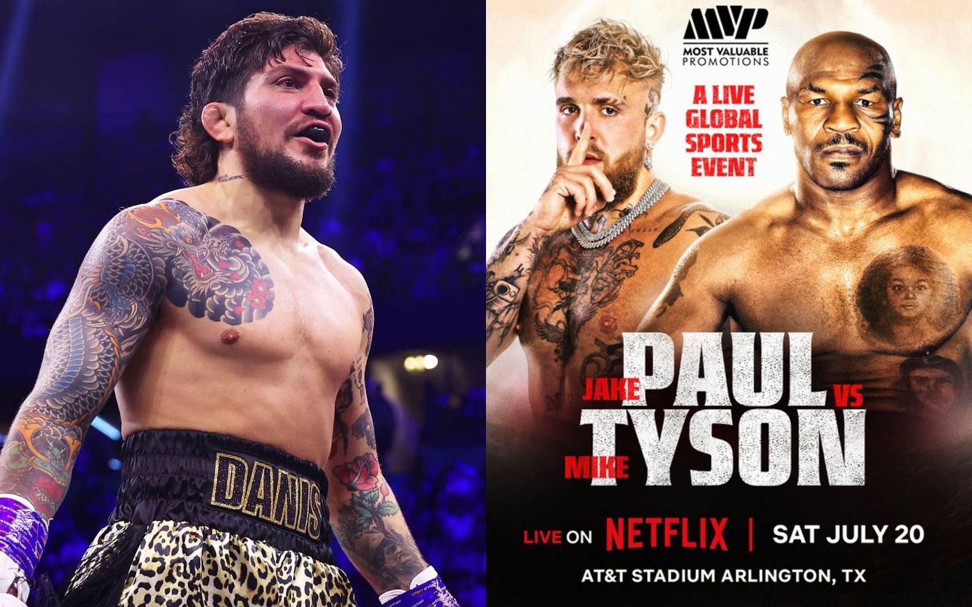 Dillon Danis gives his two cents on Jake Paul vs Mike Tyson fight announcement [Image courtesy: Getty Images, and @jakepaul - X]
