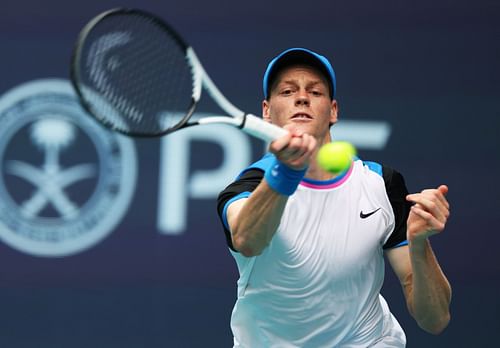 Jannik Sinner got the better of Christopher O'Connel in the Miami Open fourth round.