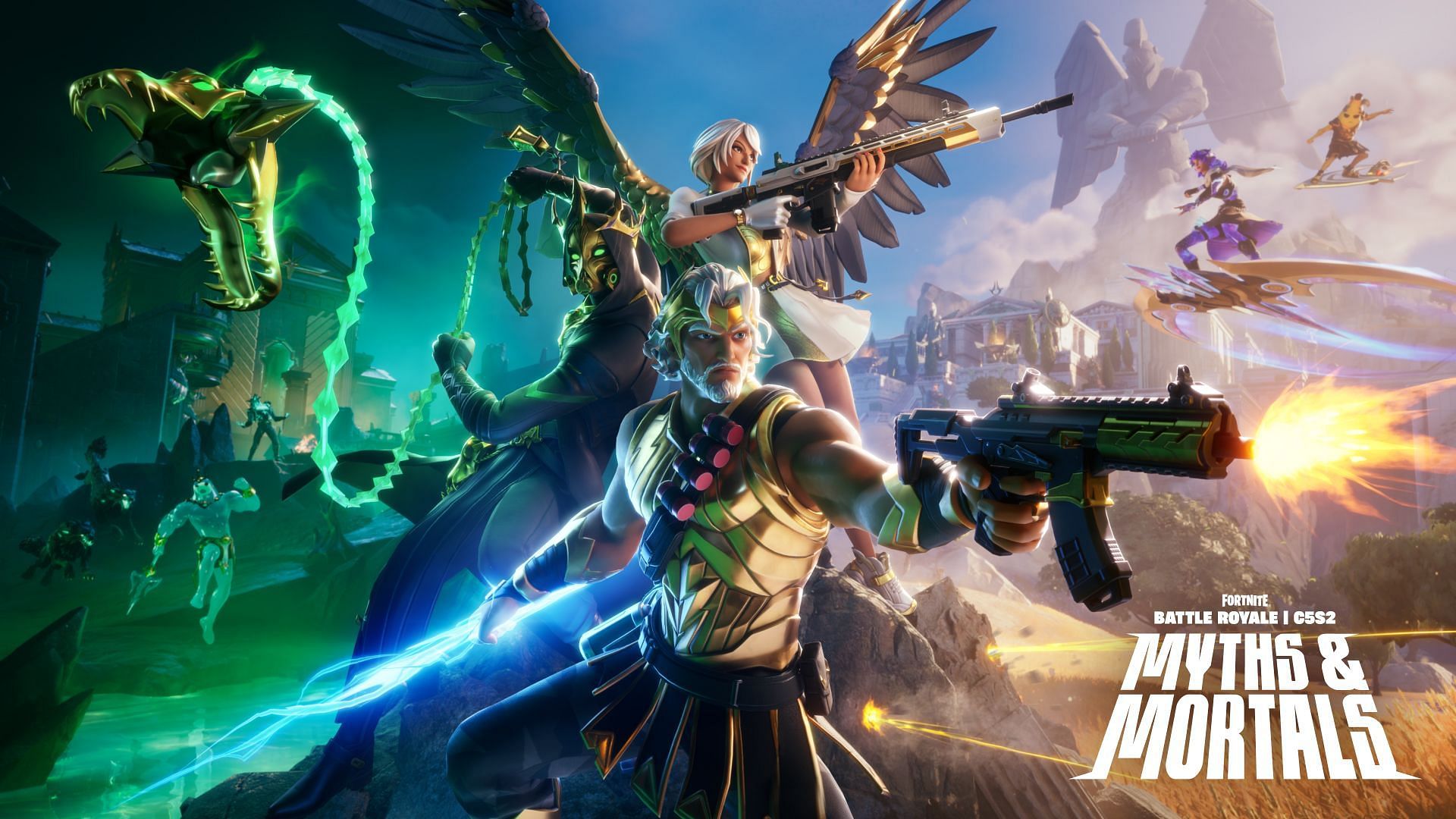 Fortnite Chapter 5 Season 2 (Myths And Mortals) Key Art Breakdown