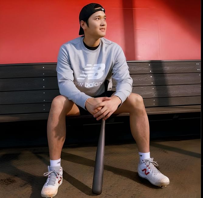PHOTO: NBA star Zach LaVine shows love for Shohei Ohtani's New Balance gear collection
