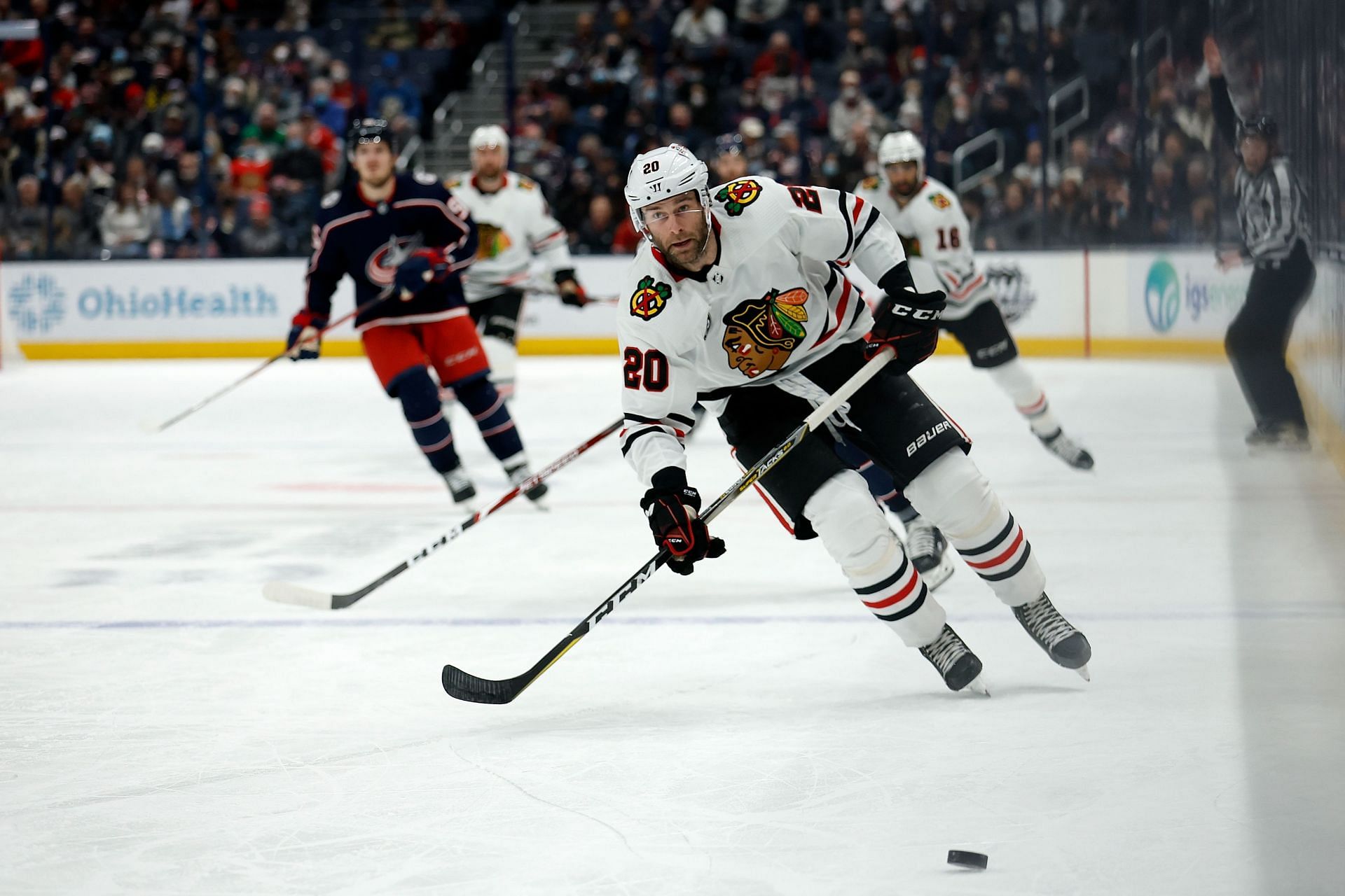 Chicago Blackhawks v Columbus Blue Jackets